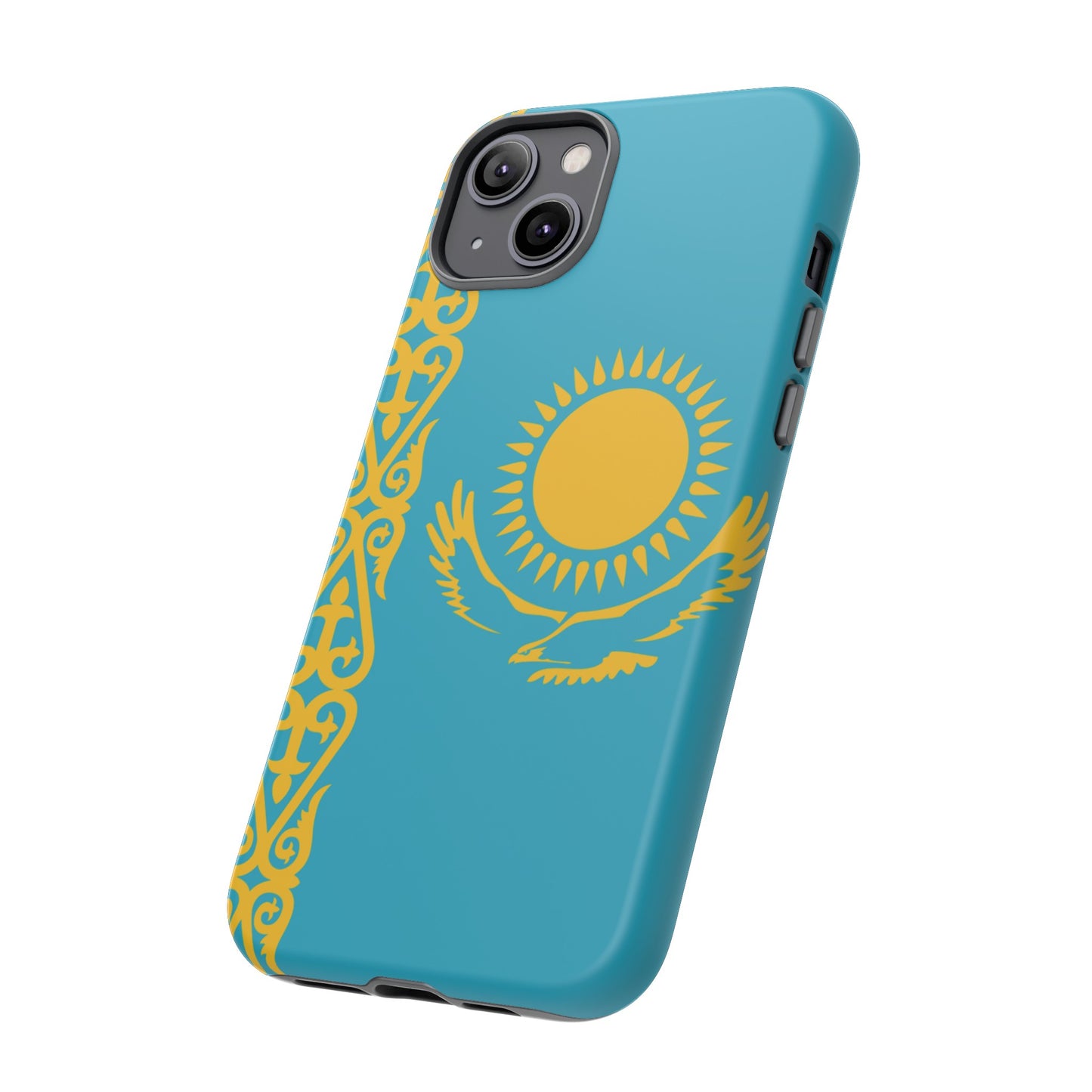 Kazakhstan Flag Phone Case | iPhone 15 Plus/ Pro, 14, 13, 12| Google Pixel 7, Pro, 5| Samsung Galaxy S23 All Major Phone Models