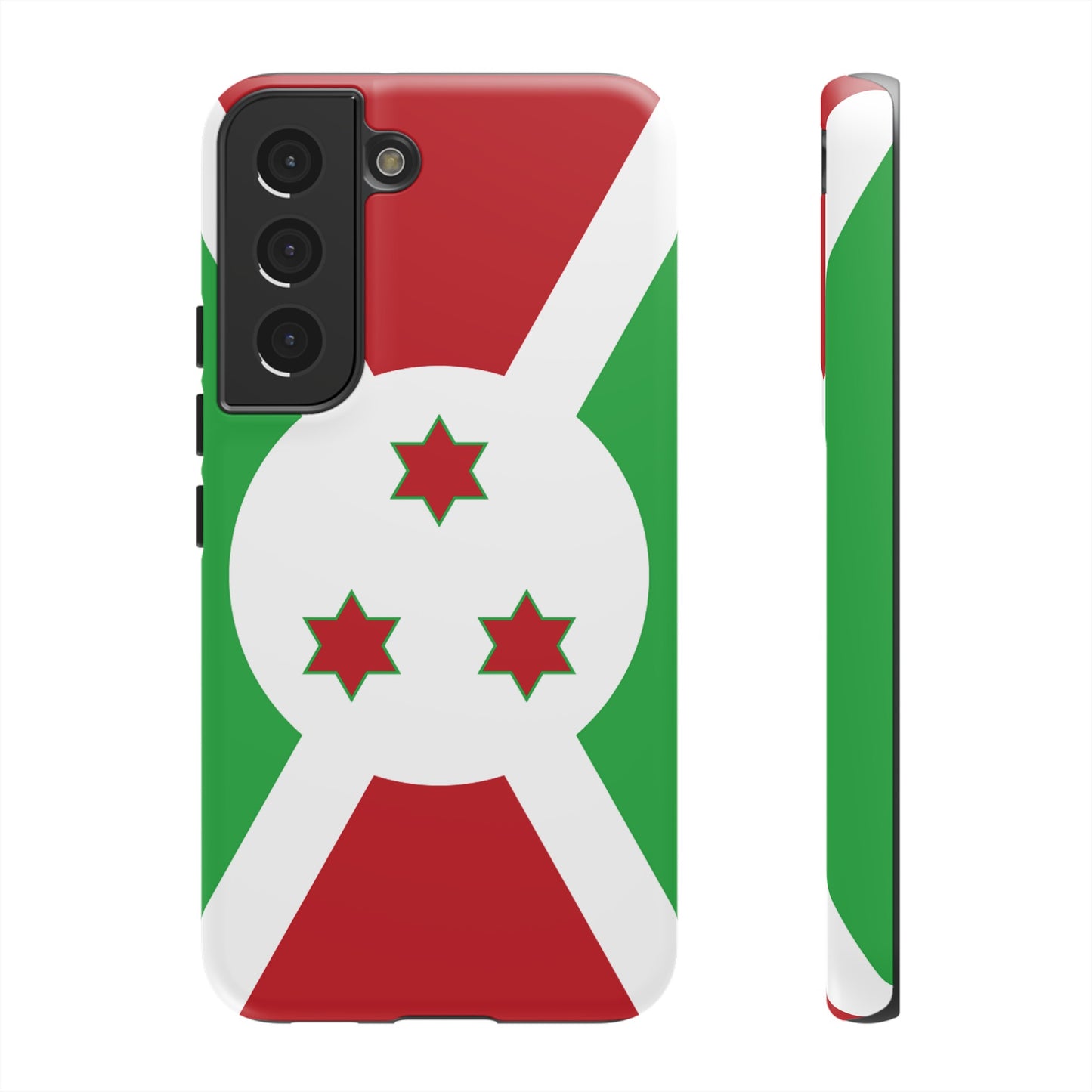 Burundi Flag Phone Case | iPhone 15 Plus/ Pro, 14, 13, 12| Google Pixel 7, Pro, 5| Samsung Galaxy S23 All Major Phone Models