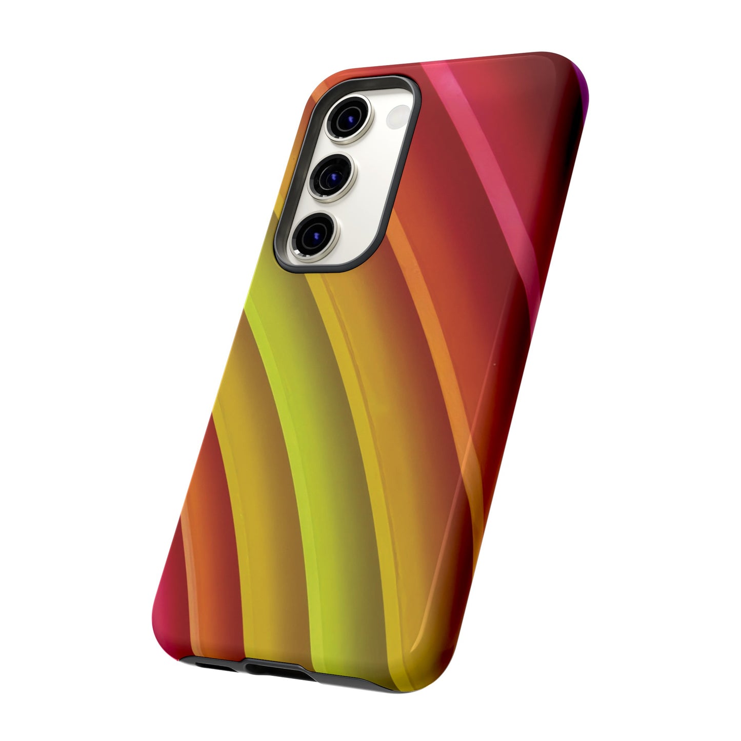 Curved Colourful Wallpaper Phone Case | iPhone 15 Plus/ Pro, 14, 13, 12| Google Pixel 7, Pro, 5| Samsung Galaxy S23 All Major Phone Models