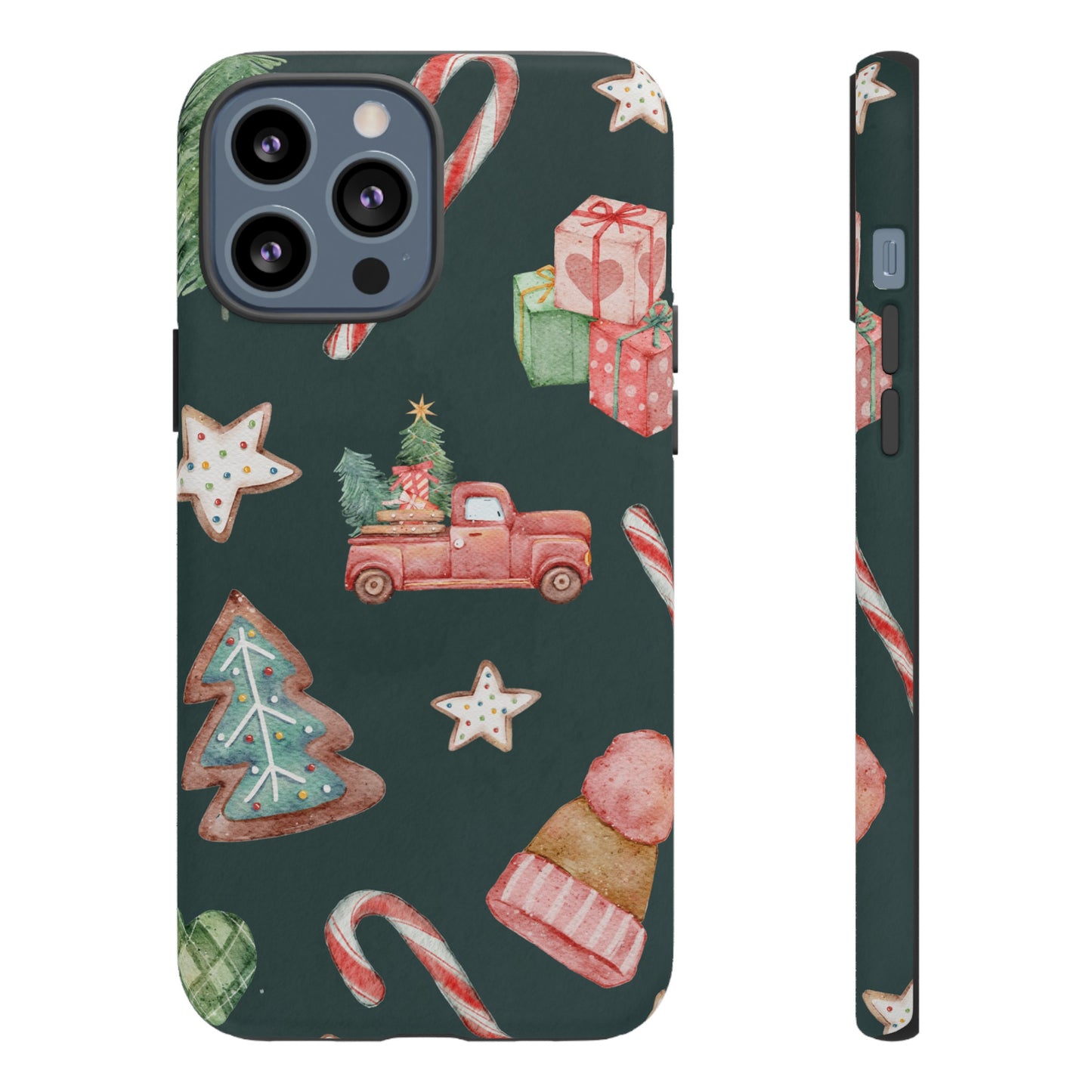 Festive Christmas Wallpaper Phone Case | iPhone 15 Plus/ Pro, 14, 13, 12| Google Pixel 7, Pro, 5| Samsung Galaxy S23 All Major Phone Models