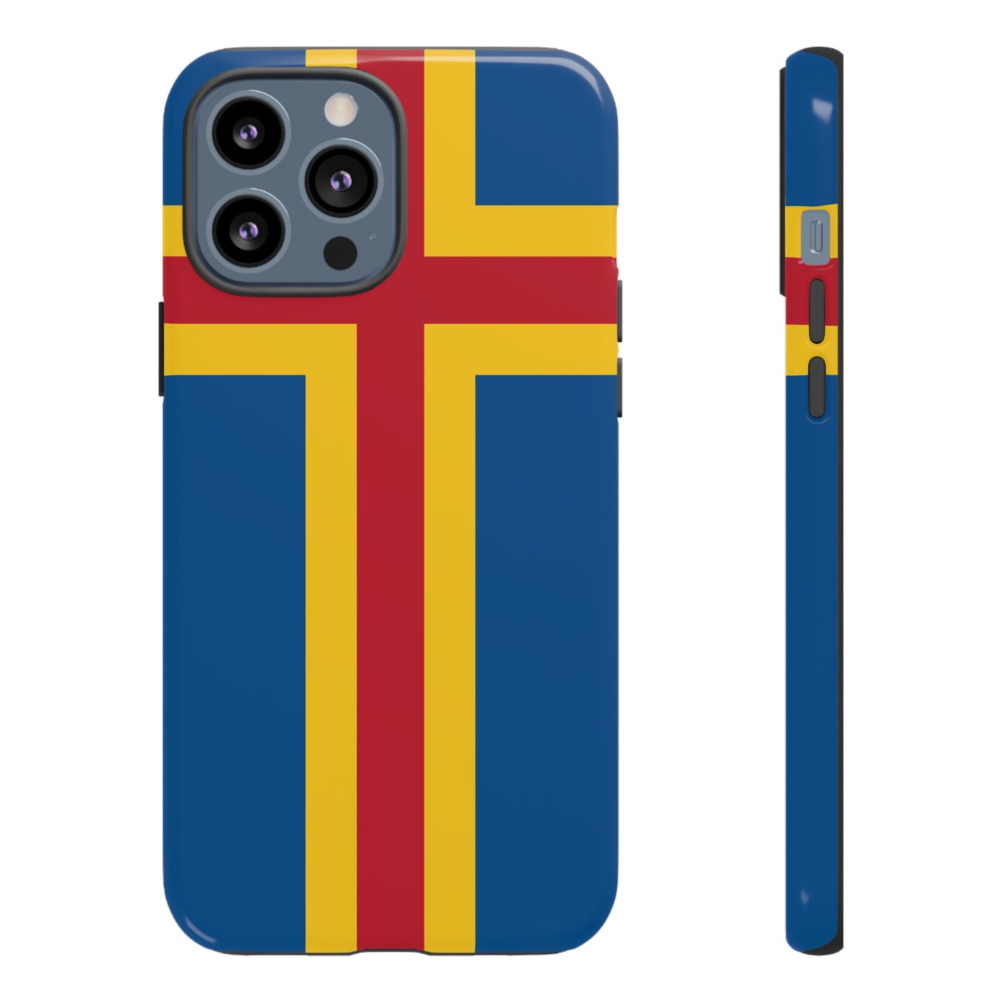 Aland Islands (Finland) Flag Phone Case | iPhone 15 Plus/ Pro, 14, 13, 12| Google Pixel 7, Pro, 5| Samsung Galaxy S23 All Major Phone Models