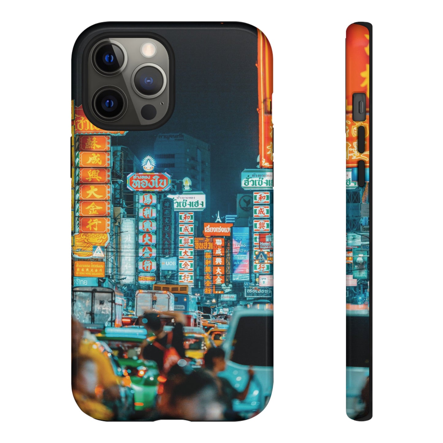 Neon Nightlife Wallpaper Phone Case | iPhone 15 Plus/ Pro, 14, 13, 12| Google Pixel 7, Pro, 5| Samsung Galaxy S23 All Major Phone Models