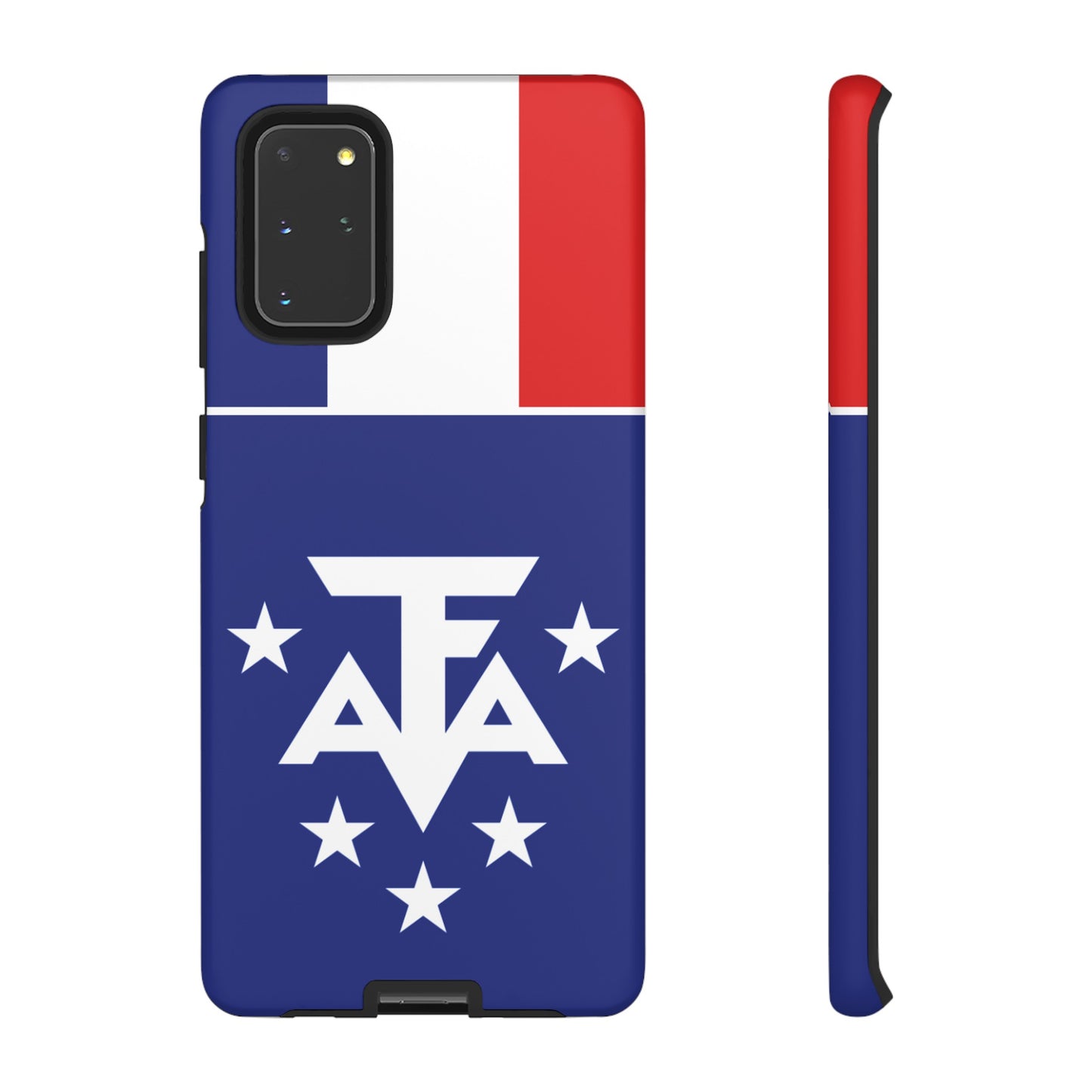 French Southern And Antarctic Lands Flag Phone Case | iPhone 15 Plus/ Pro, 14, 13, 12| Google Pixel 7, Pro, 5| Samsung Galaxy S23 All Major Phone Models