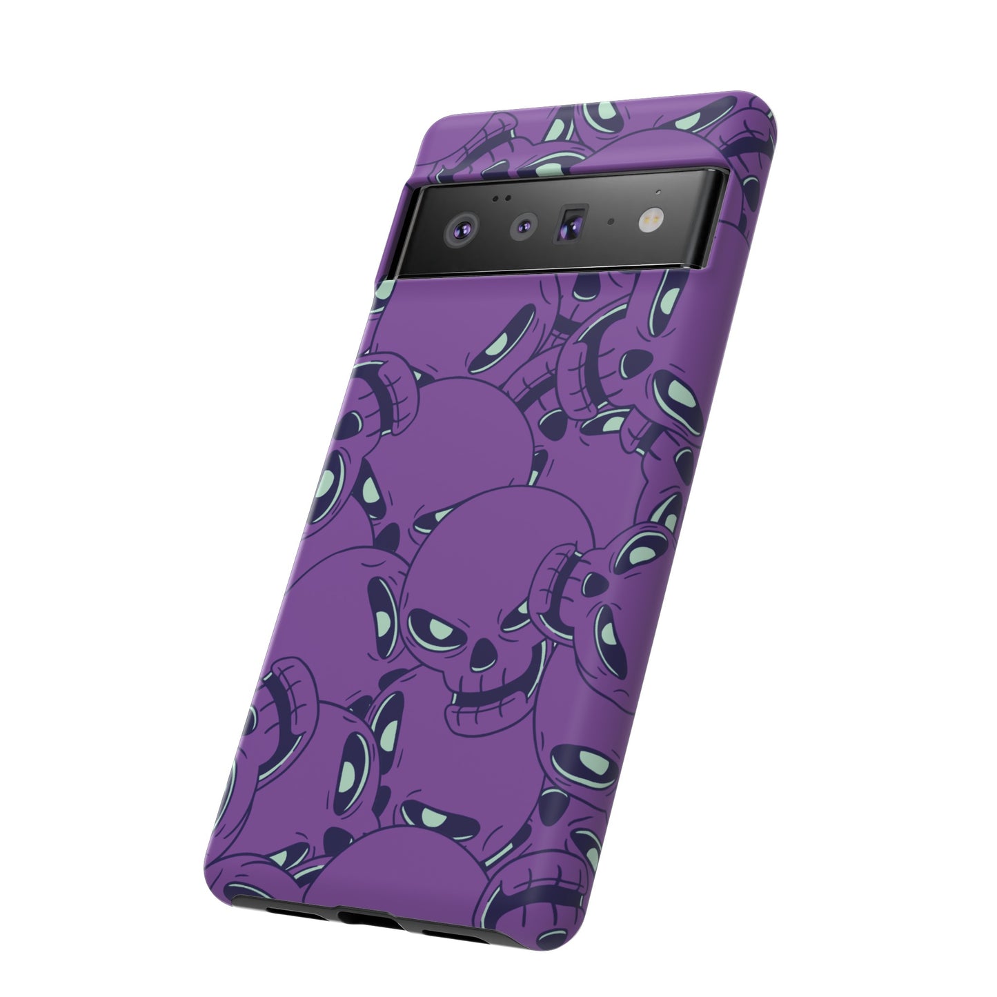 Glowing Skulls Wallpaper Phone Case | iPhone 15 Plus/ Pro, 14, 13, 12| Google Pixel 7, Pro, 5| Samsung Galaxy S23 All Major Phone Models