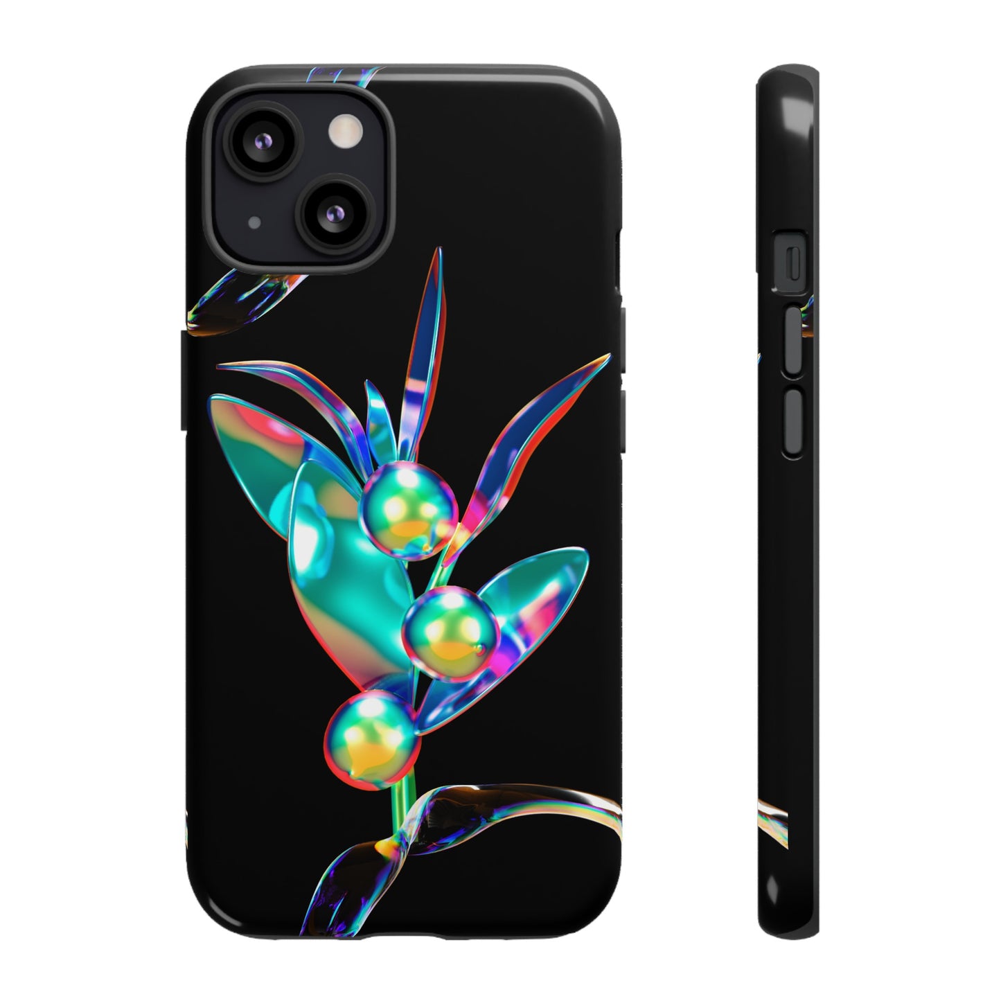 Psychedelic Flower Wallpaper Phone Case | iPhone 15 Plus/ Pro, 14, 13, 12| Google Pixel 7, Pro, 5| Samsung Galaxy S23 All Major Phone Models