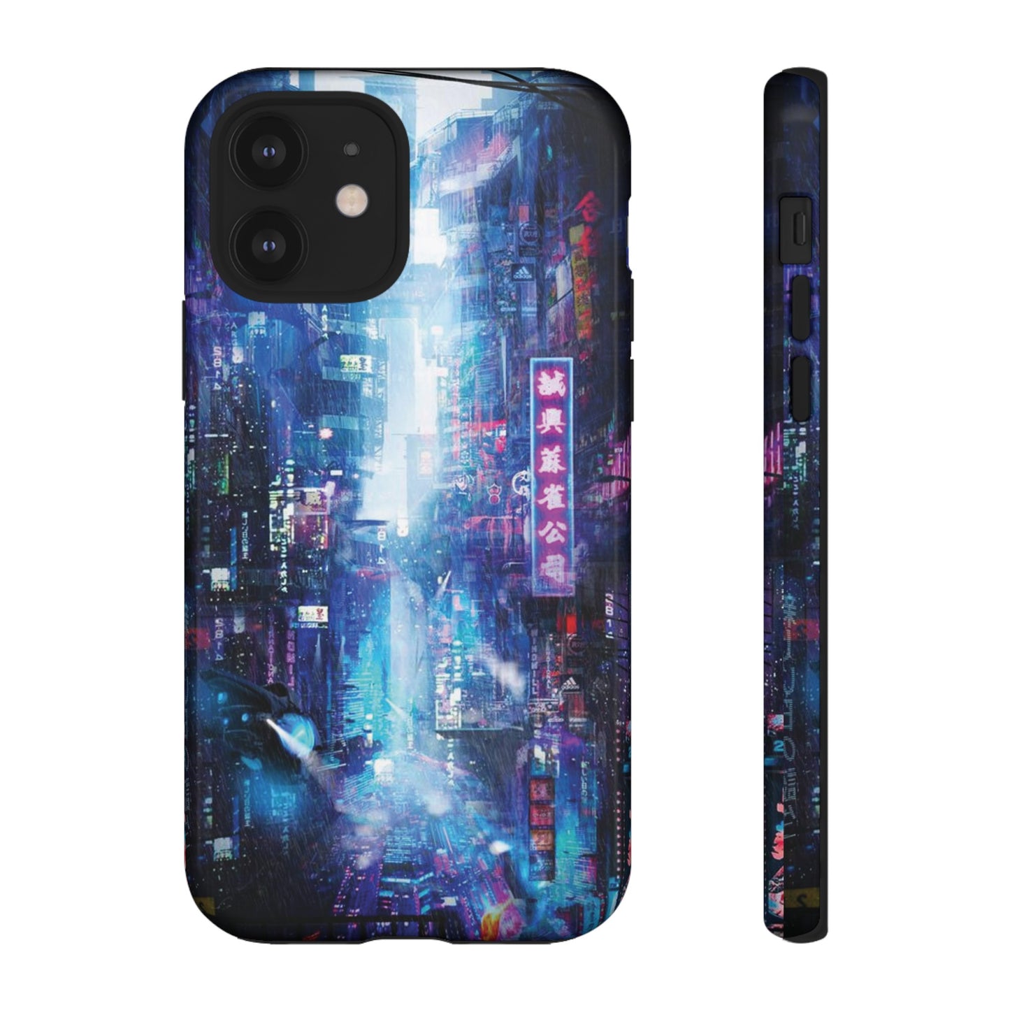 Night Life Futuristic City Wallpaper Phone Case | iPhone 15 Plus/ Pro, 14, 13, 12| Google Pixel 7, Pro, 5| Samsung Galaxy S23 All Major Phone Models