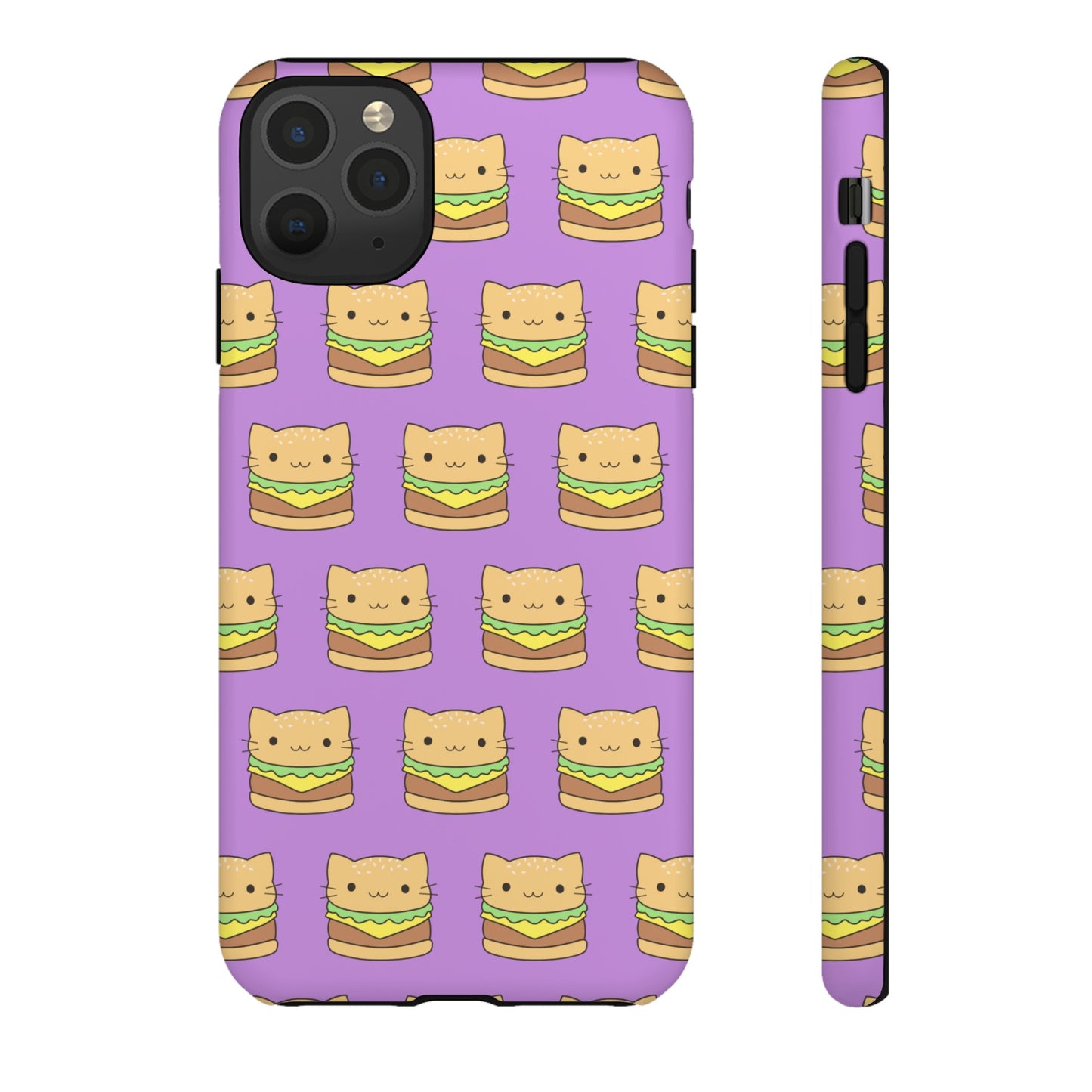 Cat Burger Phone Case | iPhone 15 Plus/ Pro, 14, 13, 12| Google Pixel 7, Pro, 5| Samsung Galaxy S23 All Major Phone Models