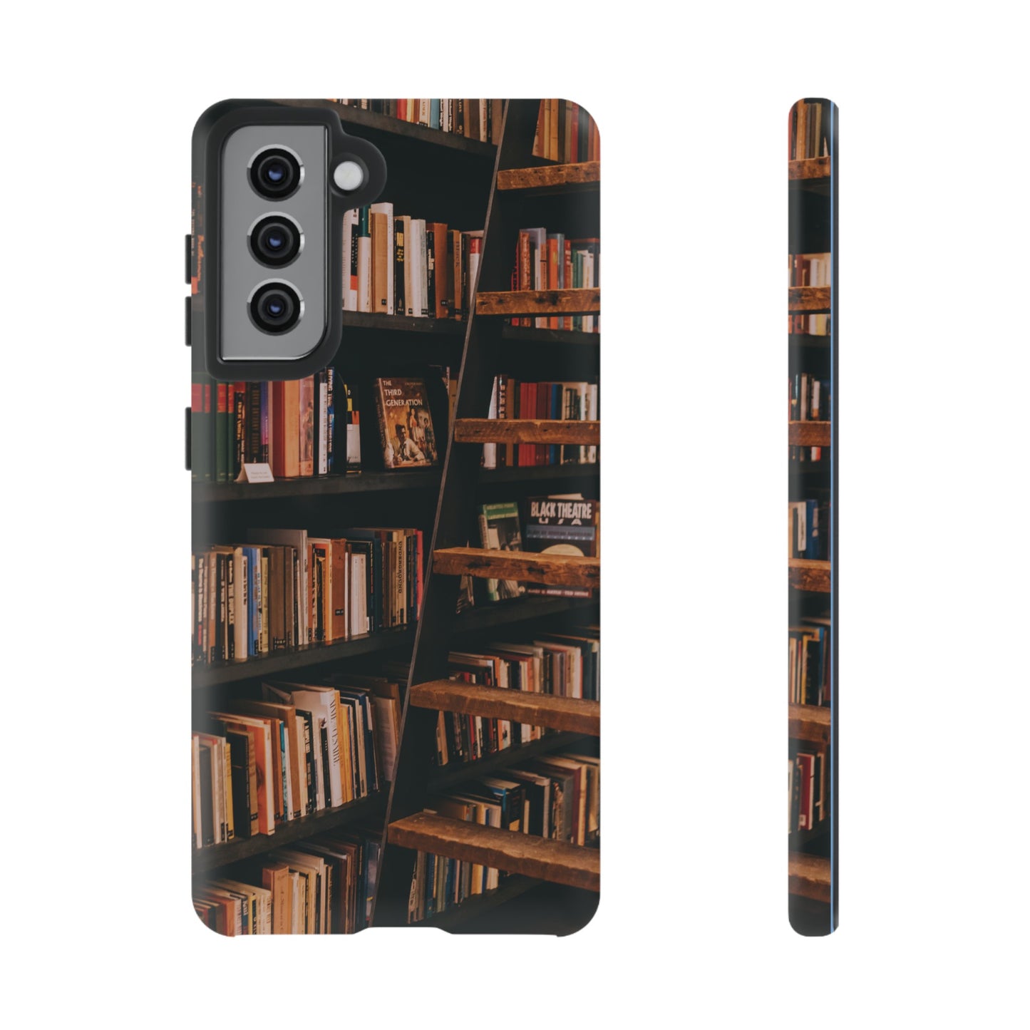 Bookcase Wallpaper Phone Case | iPhone 15 Plus/ Pro, 14, 13, 12| Google Pixel 7, Pro, 5| Samsung Galaxy S23 All Major Phone Models