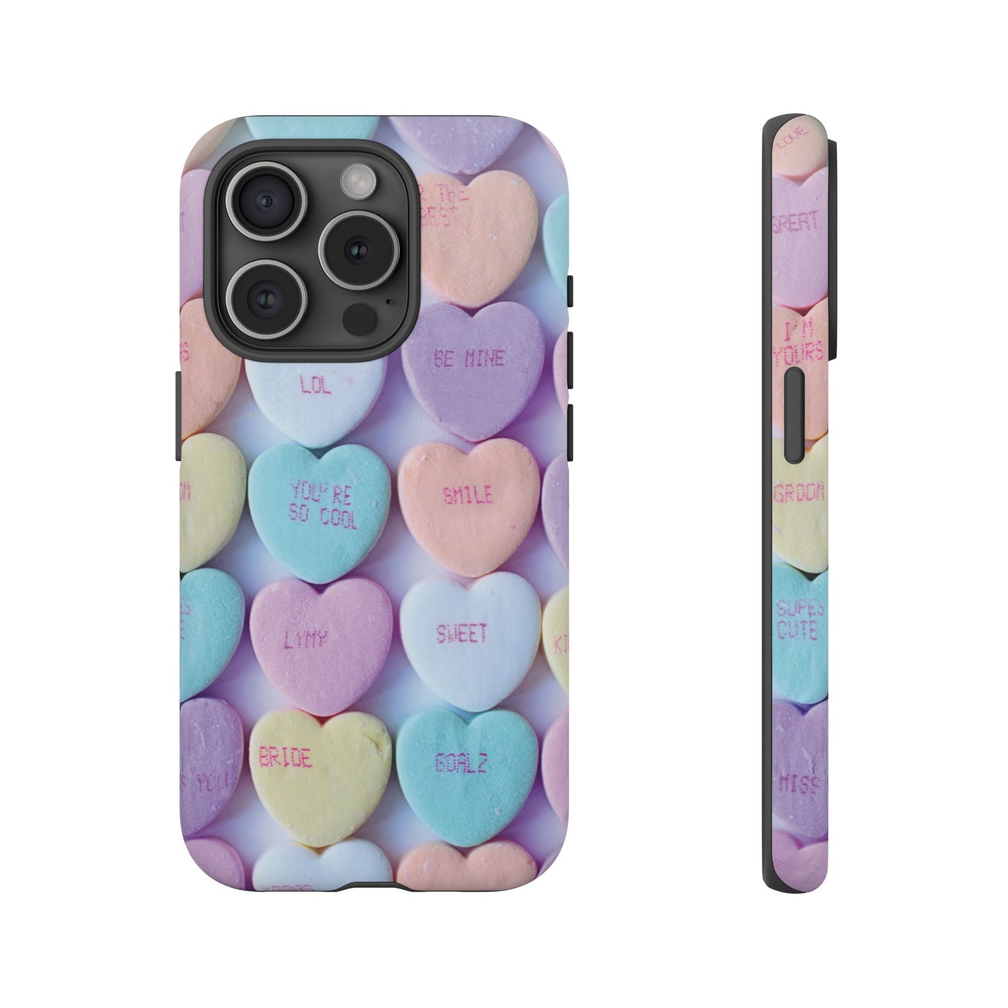 Hearts Valentine's Day Wallpaper Phone Case | iPhone 15 Plus/ Pro, 14, 13, 12| Google Pixel 7, Pro, 5| Samsung Galaxy S23 All Major Phone Models