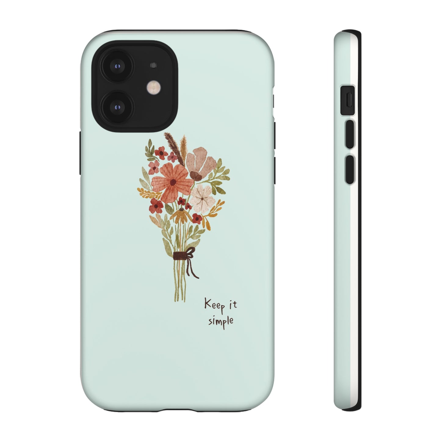 Keep It Simple Wallpaper Phone Case | iPhone 15 Plus/ Pro, 14, 13, 12| Google Pixel 7, Pro, 5| Samsung Galaxy S23 All Major Phone Models