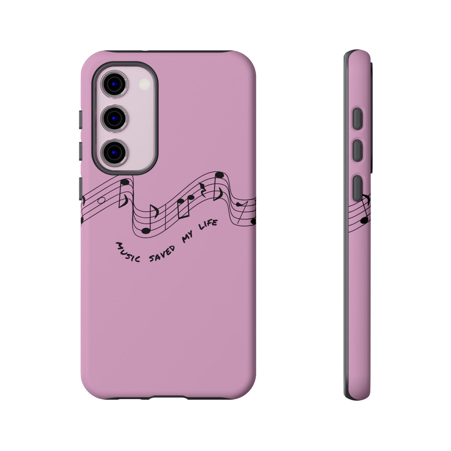 Music Saved My Life Wallpaper Phone Case | iPhone 15 Plus/ Pro, 14, 13, 12| Google Pixel 7, Pro, 5| Samsung Galaxy S23 All Major Phone Models