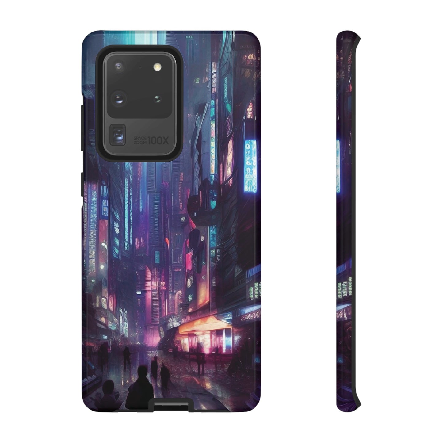 Futuristic Sci-Fi City Wallpaper Phone Case | iPhone 15 Plus/ Pro, 14, 13, 12| Google Pixel 7, Pro, 5| Samsung Galaxy S23 All Major Phone Models