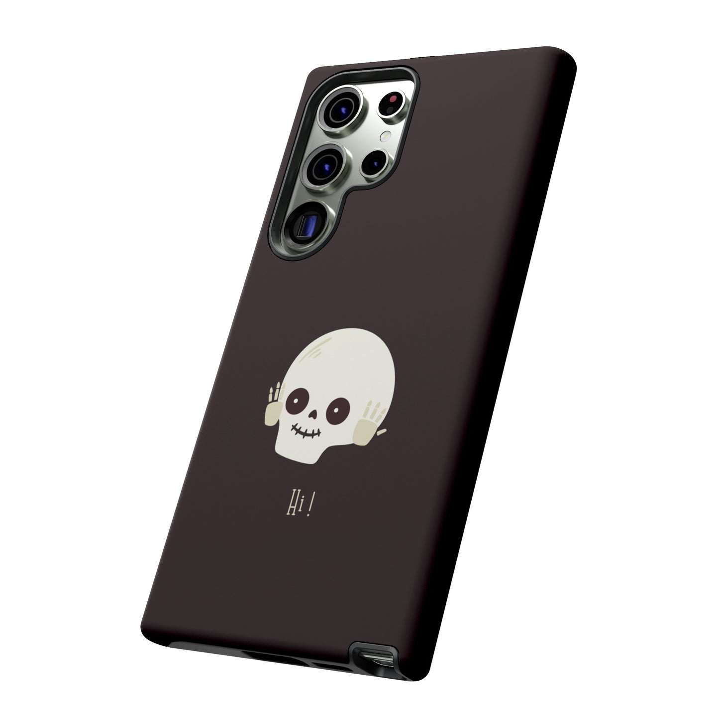 Hello Skull Phone Case | iPhone 15 Plus/ Pro, 14, 13, 12| Google Pixel 7, Pro, 5| Samsung Galaxy S23 All Major Phone Models