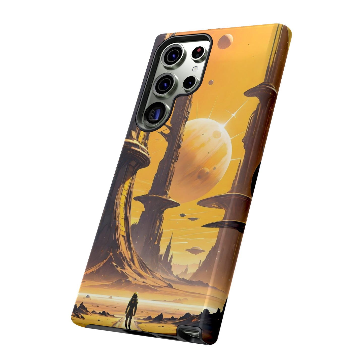 Distant Planets Sci Fi Wallpaper Phone Case | iPhone 15 Plus/ Pro, 14, 13, 12| Google Pixel 7, Pro, 5| Samsung Galaxy S23 All Major Phone Models