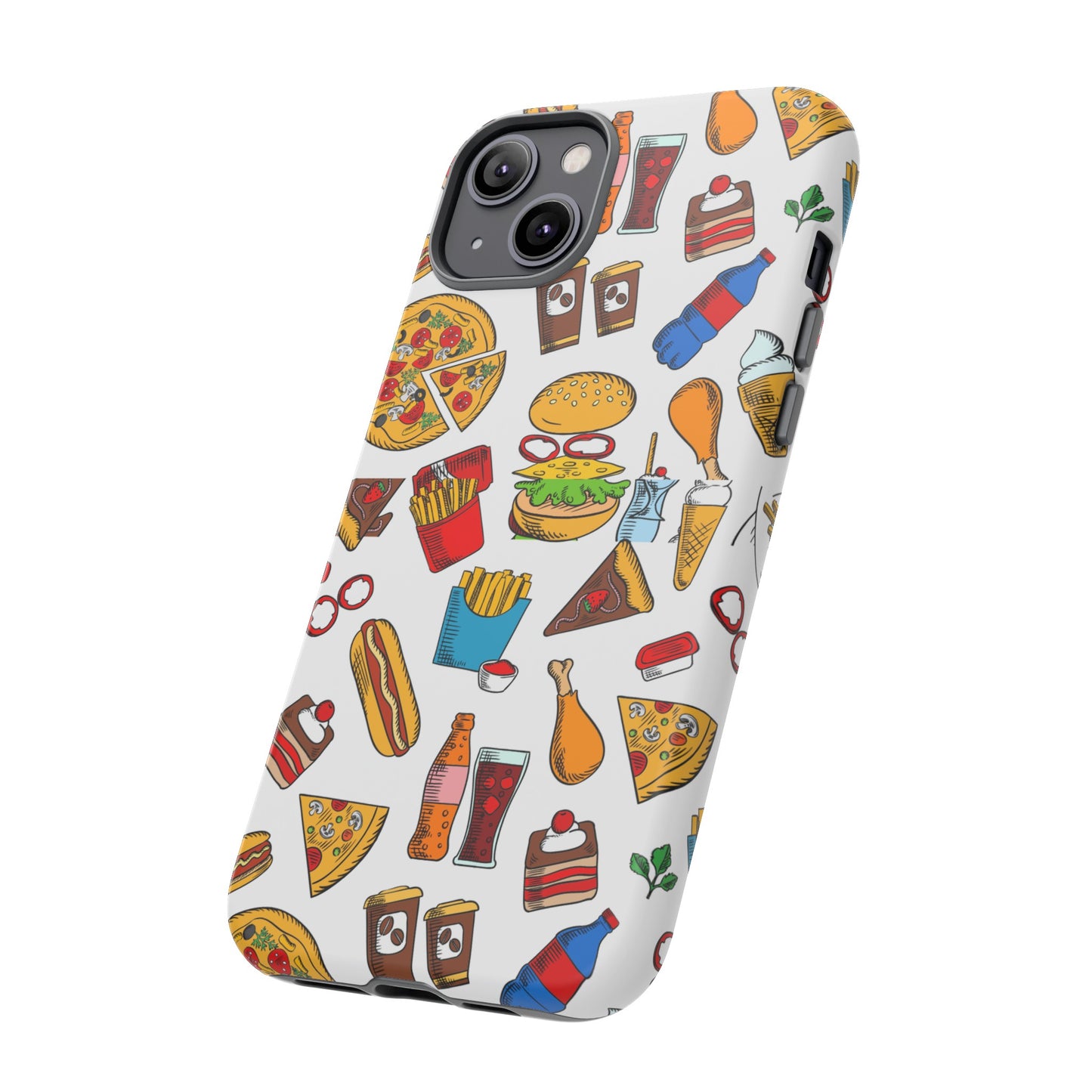 Fast Food Wallpaper Phone Case | iPhone 15 Plus/ Pro, 14, 13, 12| Google Pixel 7, Pro, 5| Samsung Galaxy S23 All Major Phone Models