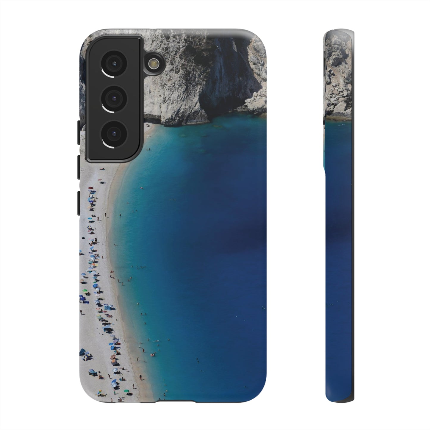 Blue Beach Wallpaper Phone Case | iPhone 15 Plus/ Pro, 14, 13, 12| Google Pixel 7, Pro, 5| Samsung Galaxy S23 All Major Phone Models