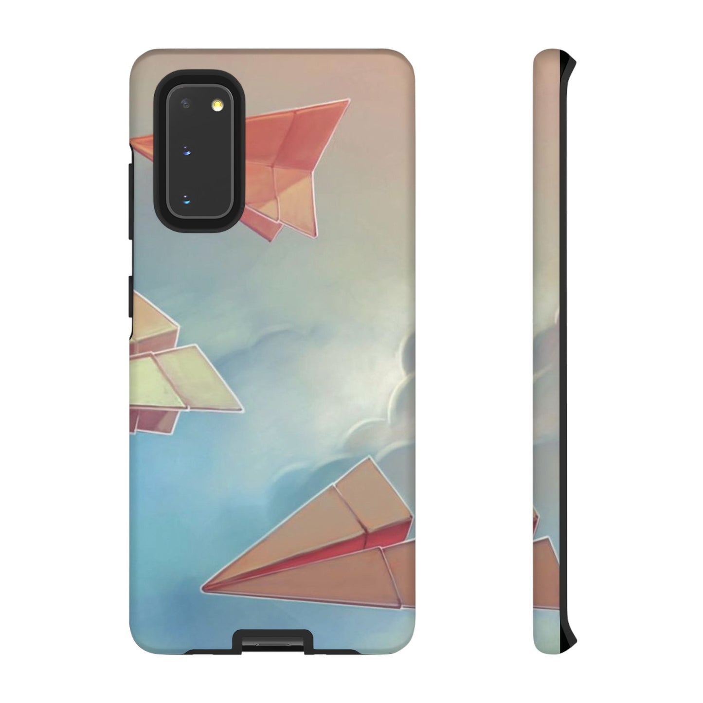 Paper Plane Wallpaper Phone Case | iPhone 15 Plus/ Pro, 14, 13, 12| Google Pixel 7, Pro, 5| Samsung Galaxy S23 All Major Phone Models