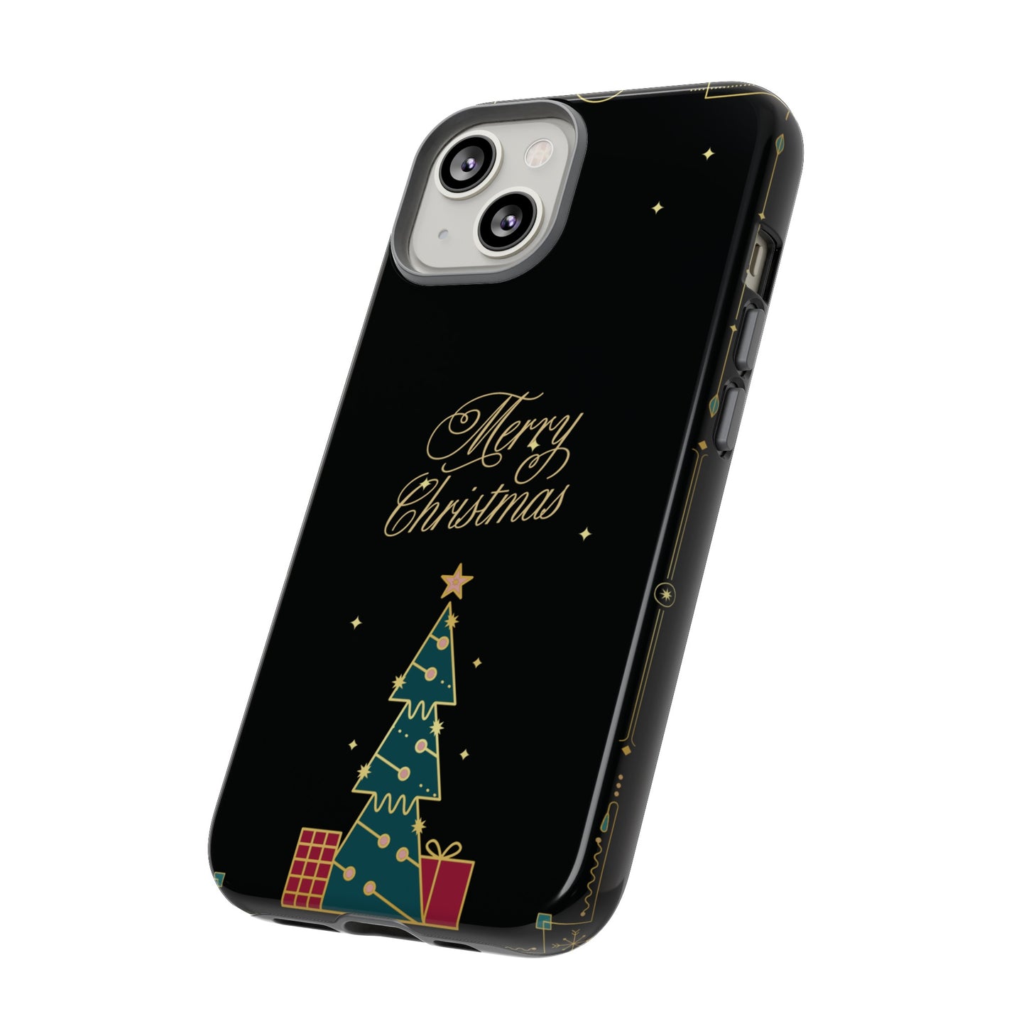 Christmas Tree Wallpaper Phone Case | iPhone 15 Plus/ Pro, 14, 13, 12| Google Pixel 7, Pro, 5| Samsung Galaxy S23 All Major Phone Models