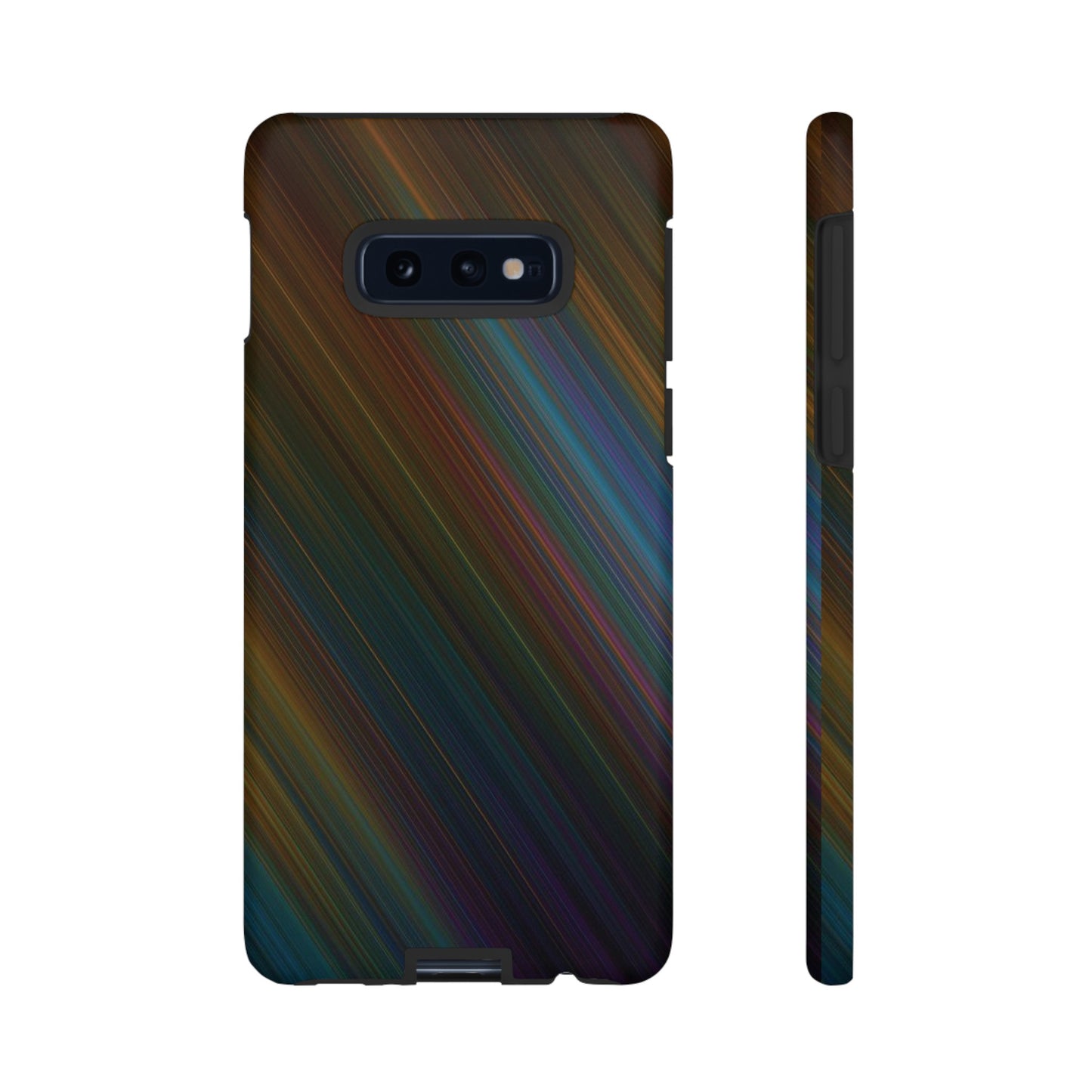 Slanted Rainbow Wallpaper Phone Case | iPhone 15 Plus/ Pro, 14, 13, 12| Google Pixel 7, Pro, 5| Samsung Galaxy S23 All Major Phone Models