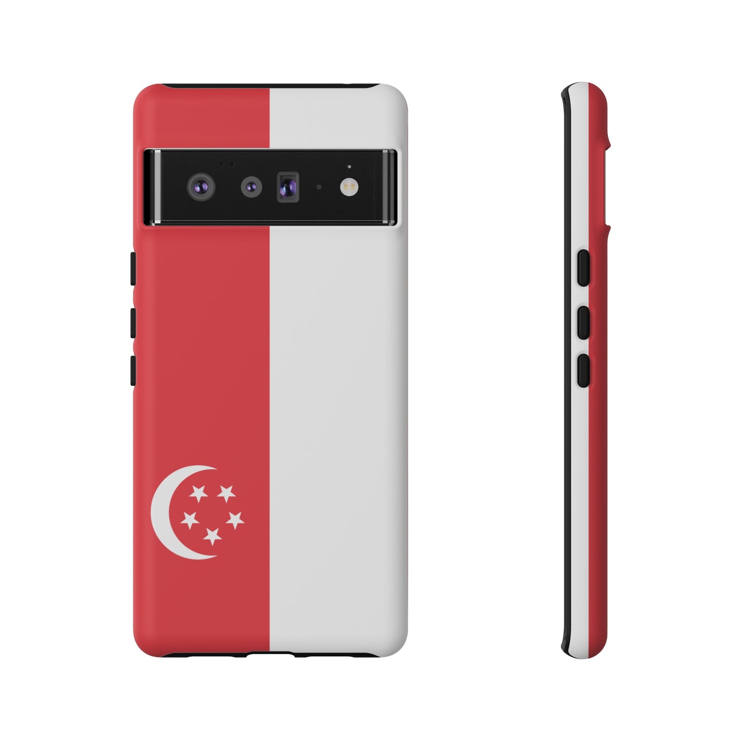 Singapore Flag Phone Case | iPhone 15 Plus/ Pro, 14, 13, 12| Google Pixel 7, Pro, 5| Samsung Galaxy S23 All Major Phone Models