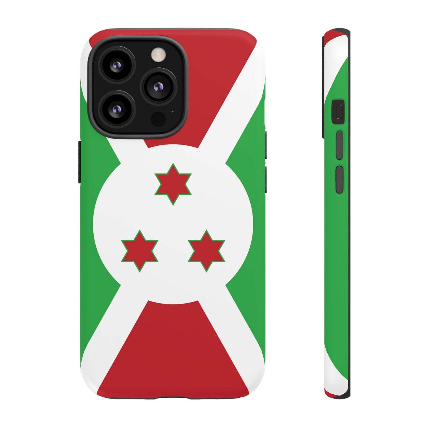 Burundi Flag Phone Case | iPhone 15 Plus/ Pro, 14, 13, 12| Google Pixel 7, Pro, 5| Samsung Galaxy S23 All Major Phone Models