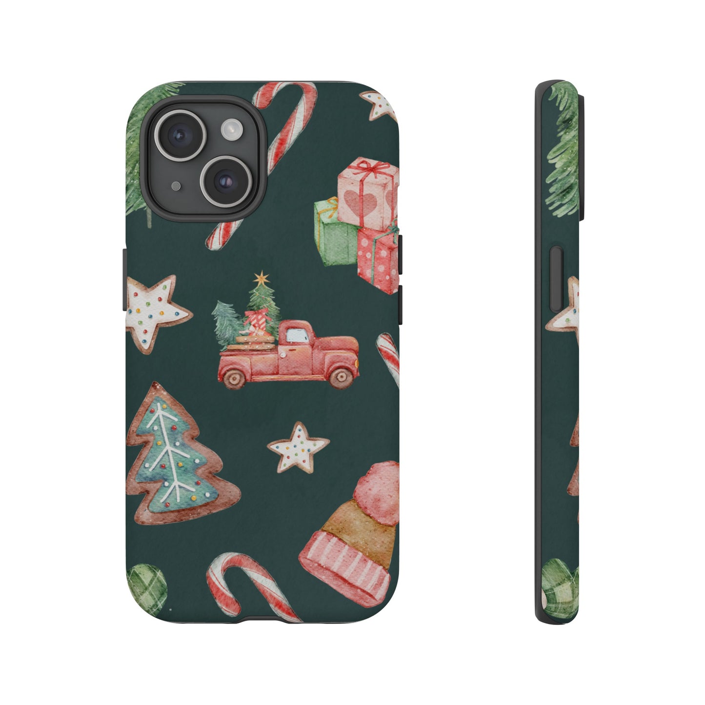 Festive Christmas Wallpaper Phone Case | iPhone 15 Plus/ Pro, 14, 13, 12| Google Pixel 7, Pro, 5| Samsung Galaxy S23 All Major Phone Models