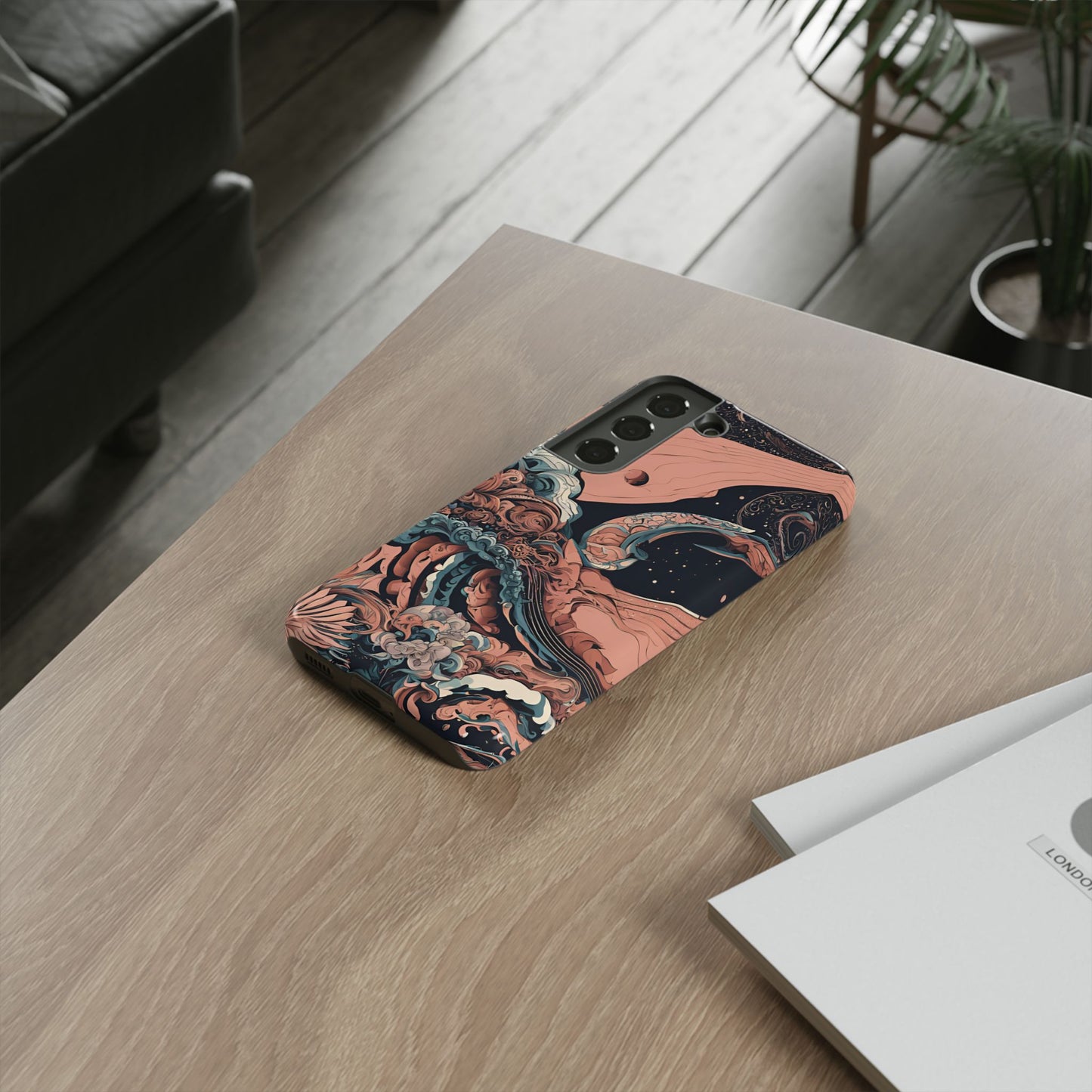 Abstract Landscape Phone Case| iPhone 15 Plus/ Pro, 14, 13, 12| Google Pixel 7, Pro, 5| Samsung Galaxy S23 All Major Phone Models