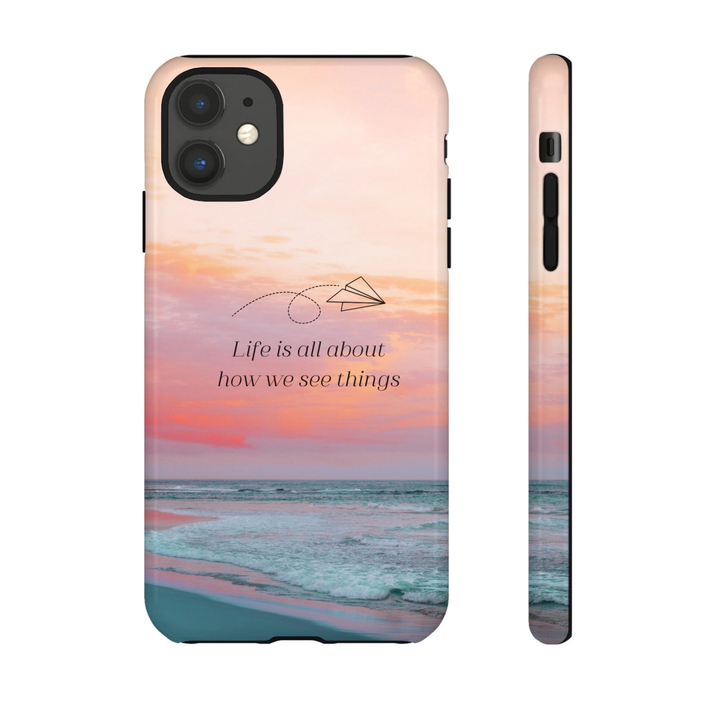 Thoughts at Sunset Phone Case | iPhone 15 Plus/ Pro, 14, 13, 12| Google Pixel 7, Pro, 5| Samsung Galaxy S23 All Major Phone Models