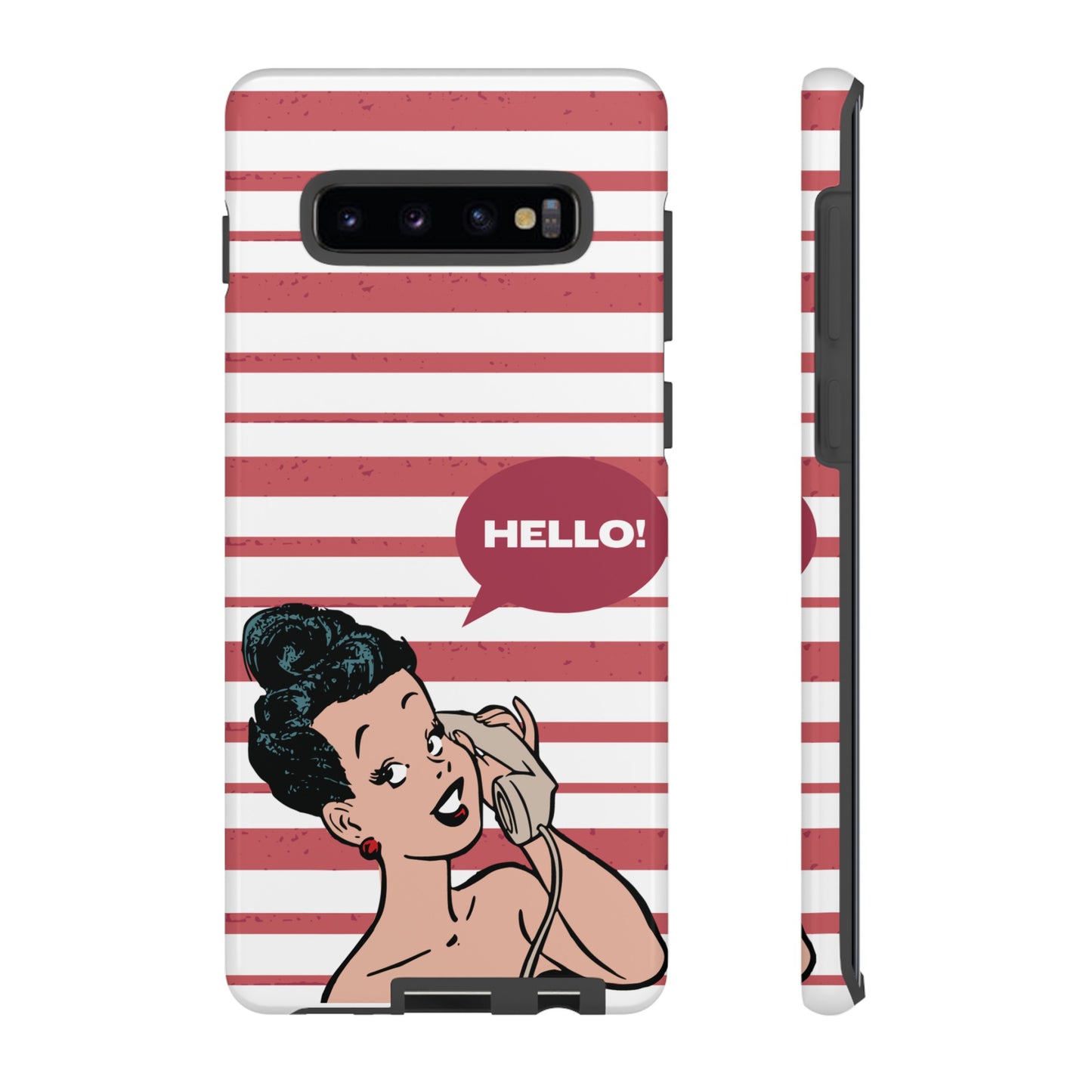 Hello! Wallpaper Phone Case | iPhone 15 Plus/ Pro, 14, 13, 12| Google Pixel 7, Pro, 5| Samsung Galaxy S23 All Major Phone Models