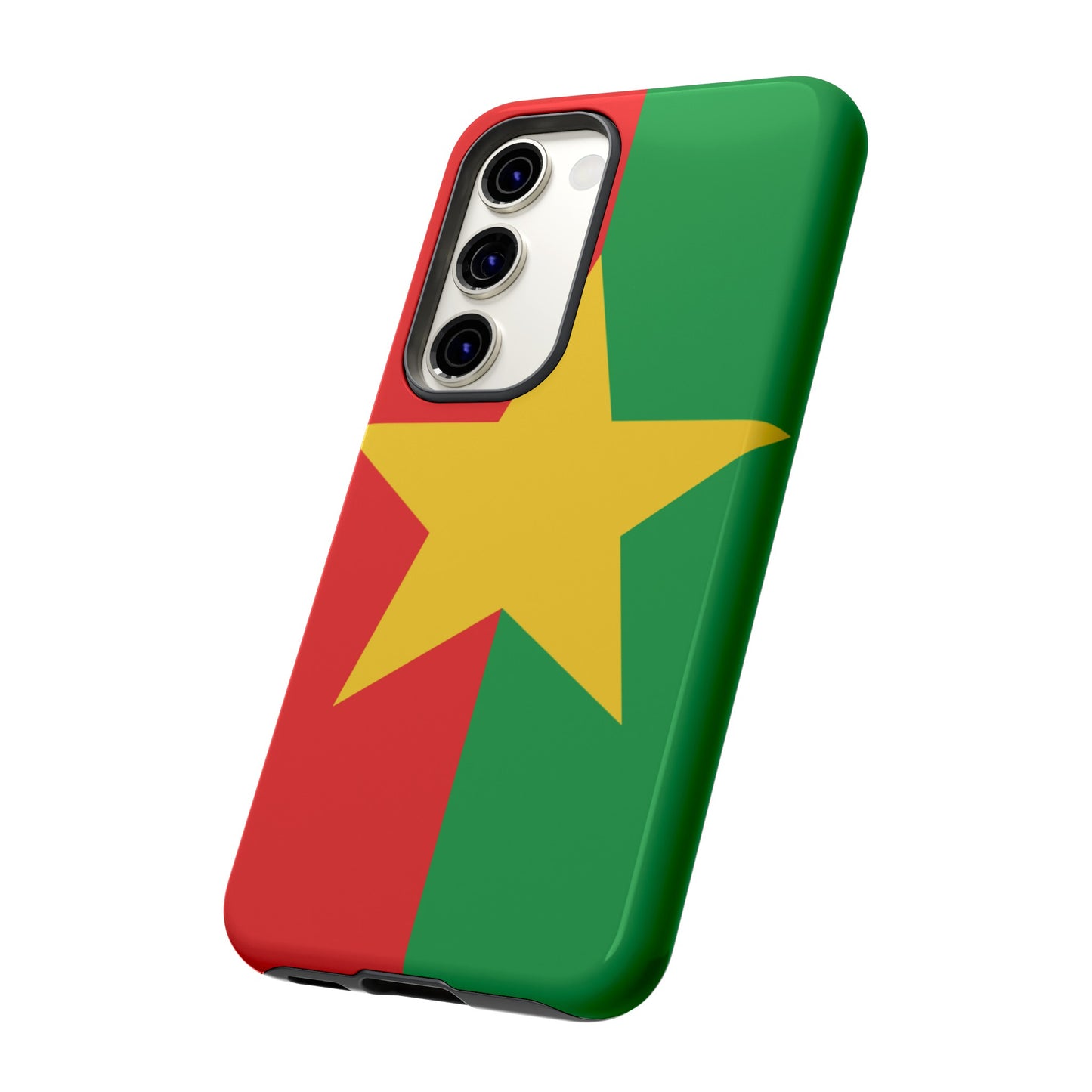 Burkina Faso Flag Phone Case | iPhone 15 Plus/ Pro, 14, 13, 12| Google Pixel 7, Pro, 5| Samsung Galaxy S23 All Major Phone Models