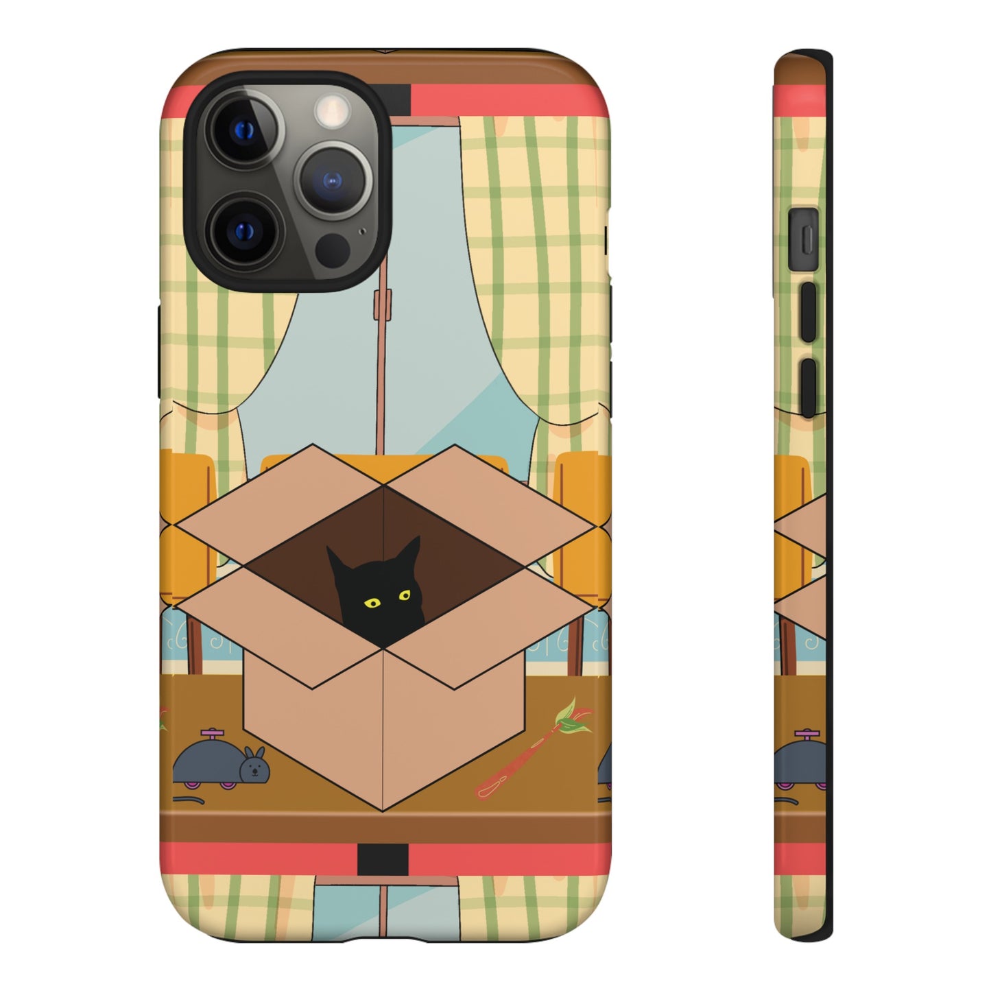 Cat In The Box Phone Case | iPhone 15 Plus/ Pro, 14, 13, 12| Google Pixel 7, Pro, 5| Samsung Galaxy S23 All Major Phone Models