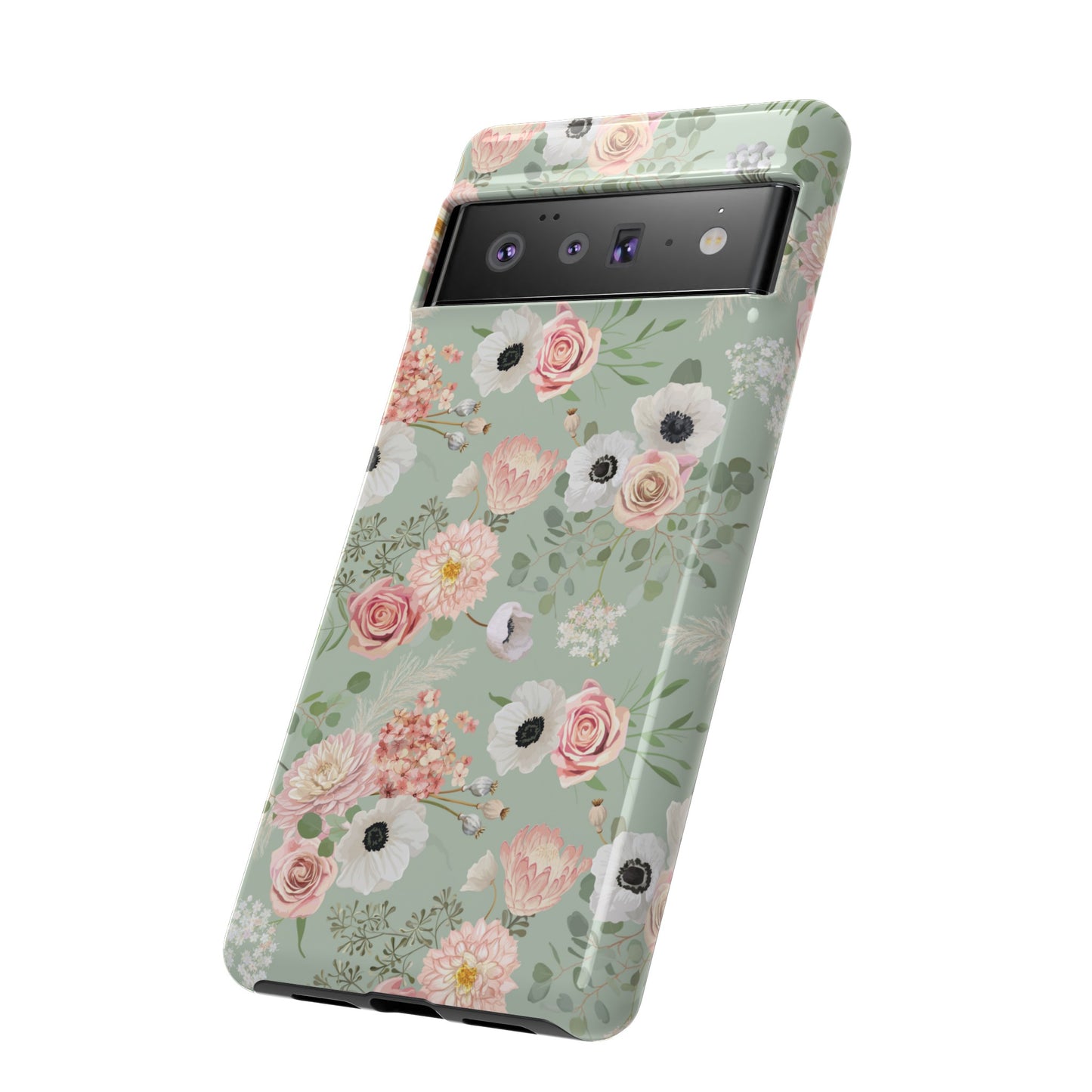 Pastel Flowers Phone Case | iPhone 15 Plus/ Pro, 14, 13, 12| Google Pixel 7, Pro, 5| Samsung Galaxy S23 All Major Phone Models