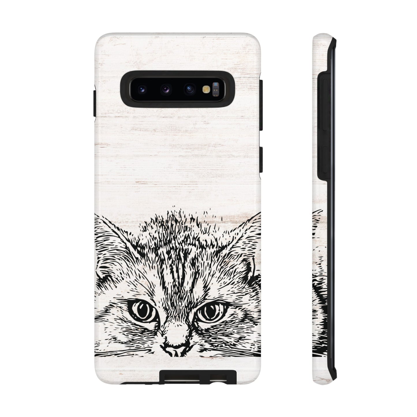 Close- Up Cat Wallpaper Phone Case | iPhone 15 Plus/ Pro, 14, 13, 12| Google Pixel 7, Pro, 5| Samsung Galaxy S23 All Major Phone Models