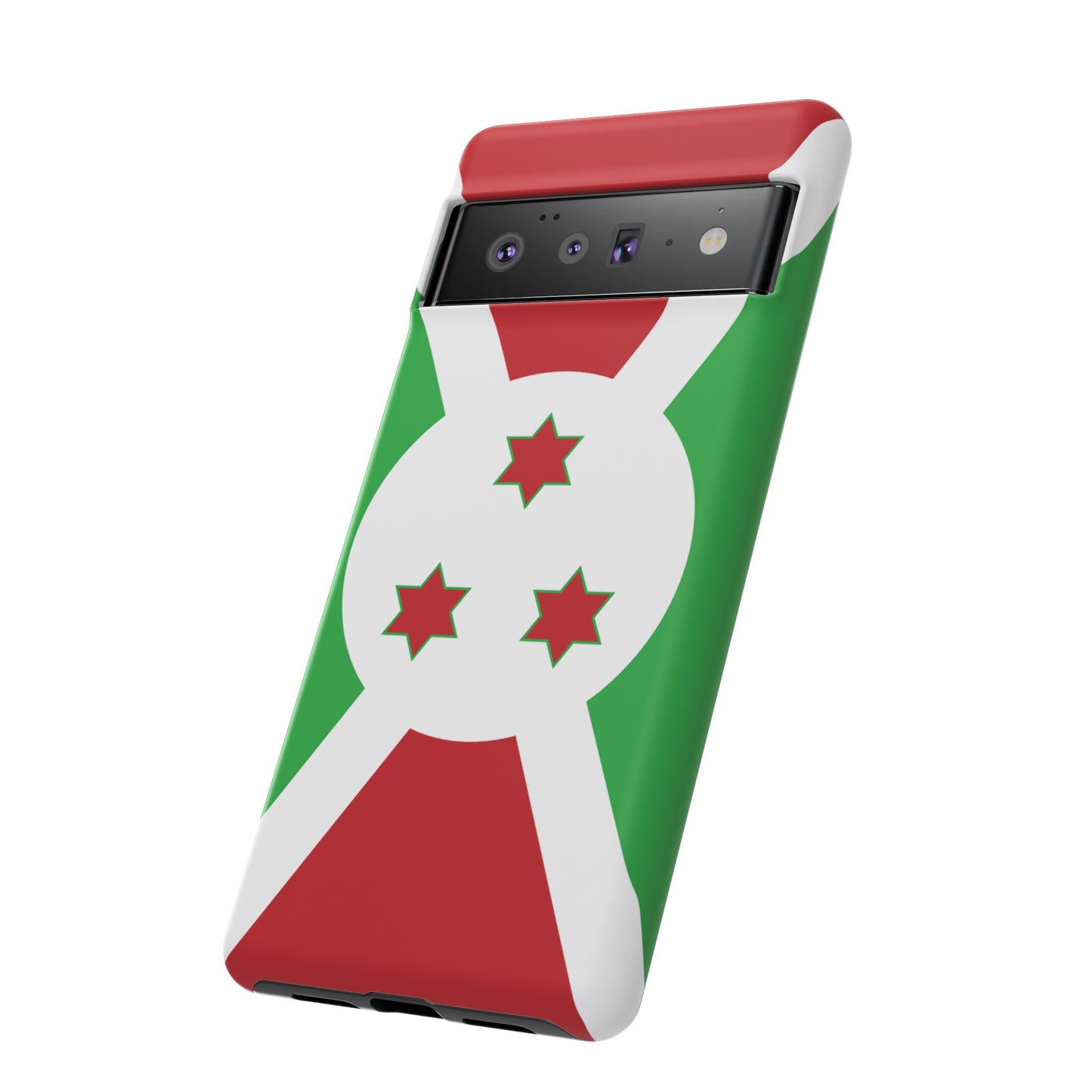 Burundi Flag Phone Case | iPhone 15 Plus/ Pro, 14, 13, 12| Google Pixel 7, Pro, 5| Samsung Galaxy S23 All Major Phone Models