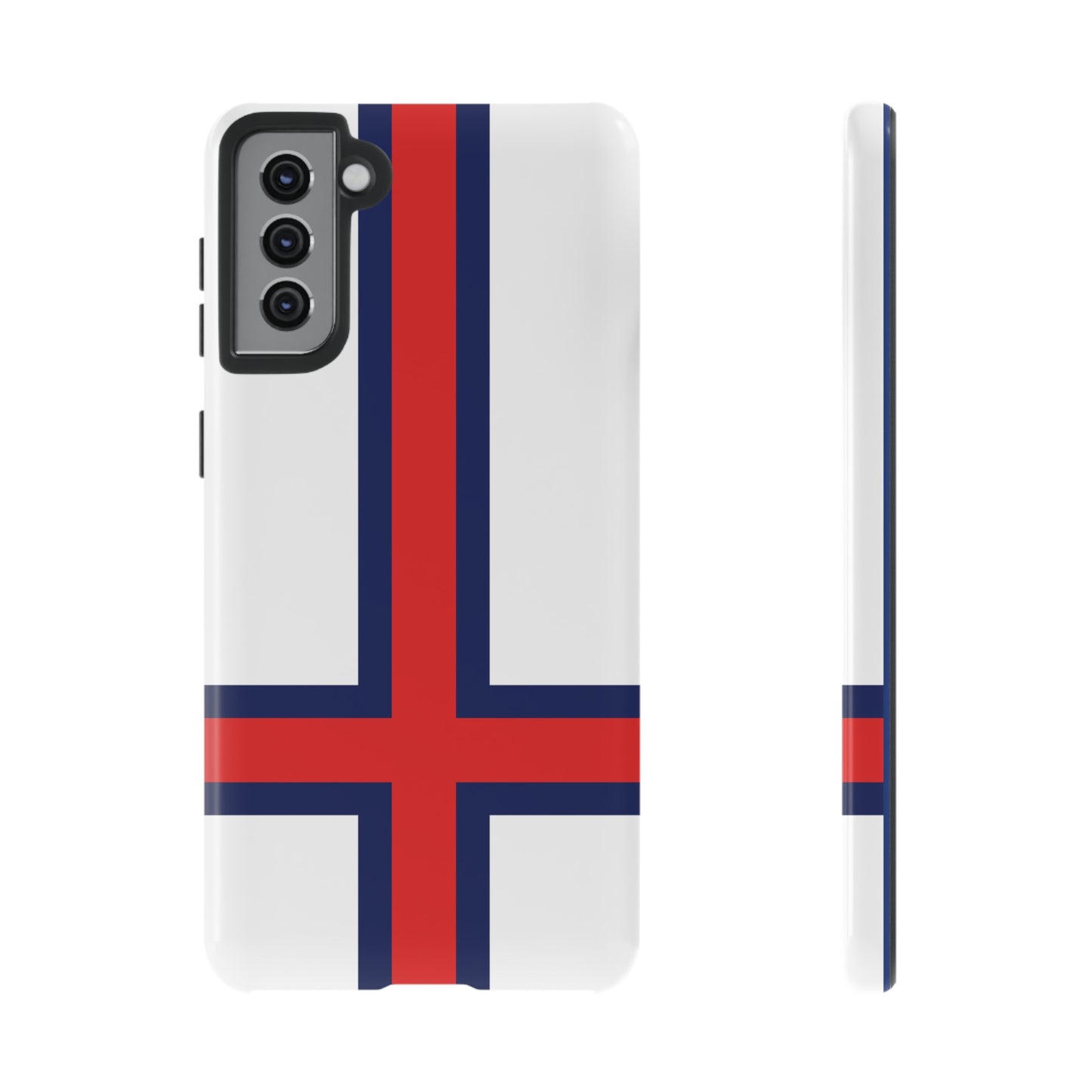 Faroe Island Denmark Flag Phone Case | iPhone 15 Plus/ Pro, 14, 13, 12| Google Pixel 7, Pro, 5| Samsung Galaxy S23 All Major Phone Models