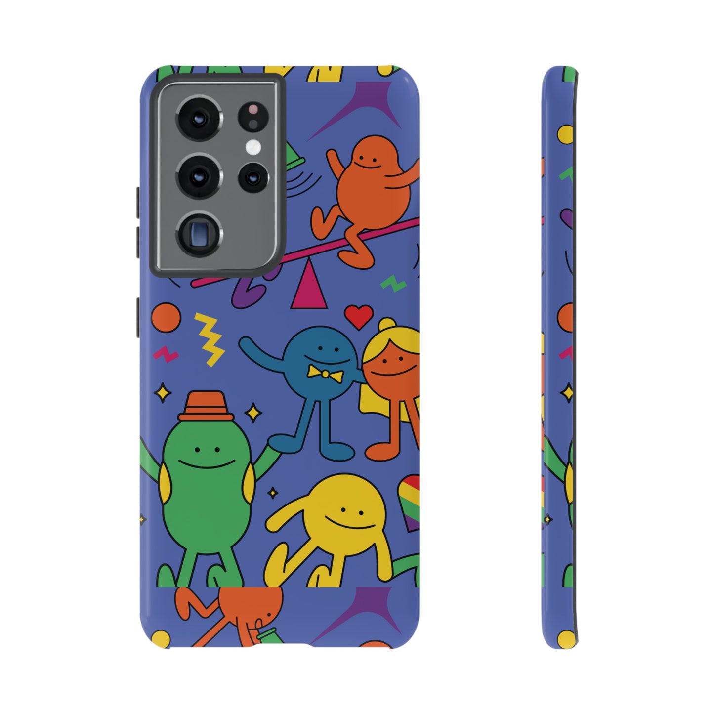 Colourful Cartoon Wallpaper Phone Case | iPhone 15 Plus/ Pro, 14, 13, 12| Google Pixel 7, Pro, 5| Samsung Galaxy S23 All Major Phone Models