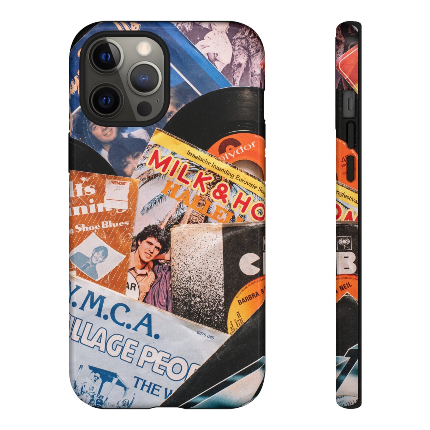 Retro Vinyl Wallpaper Phone Case | iPhone 15 Plus/ Pro, 14, 13, 12| Google Pixel 7, Pro, 5| Samsung Galaxy S23 All Major Phone Models