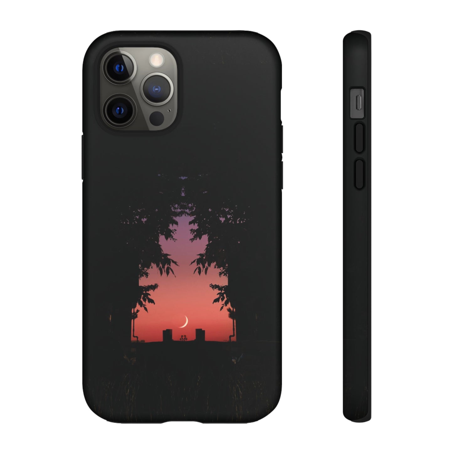 Crescent Night Wallpaper Phone Case | iPhone 15 Plus/ Pro, 14, 13, 12| Google Pixel 7, Pro, 5| Samsung Galaxy S23 All Major Phone Models