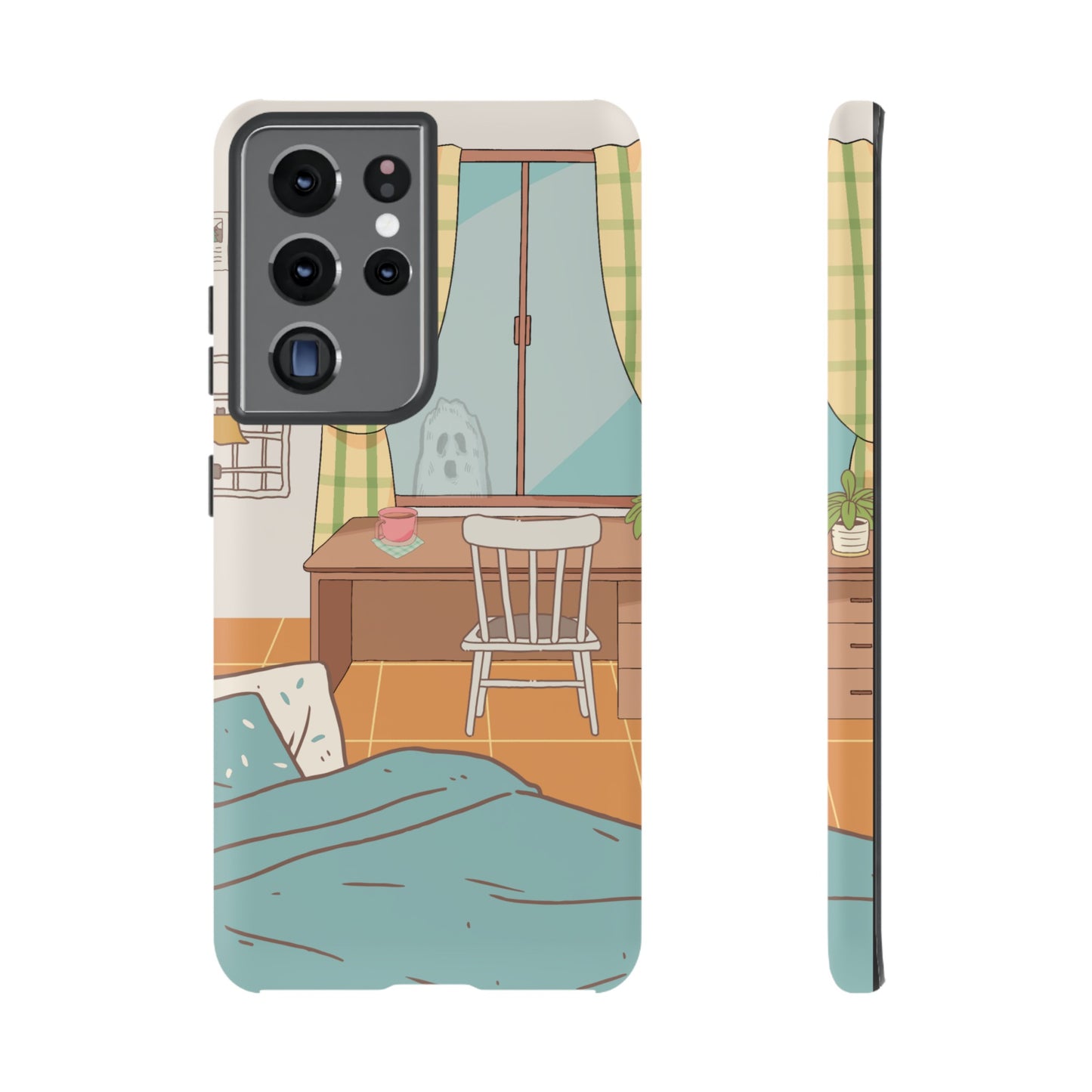 Ghost At The Window Wallpaper Phone Case | iPhone 15 Plus/ Pro, 14, 13, 12| Google Pixel 7, Pro, 5| Samsung Galaxy S23 All Major Phone Models