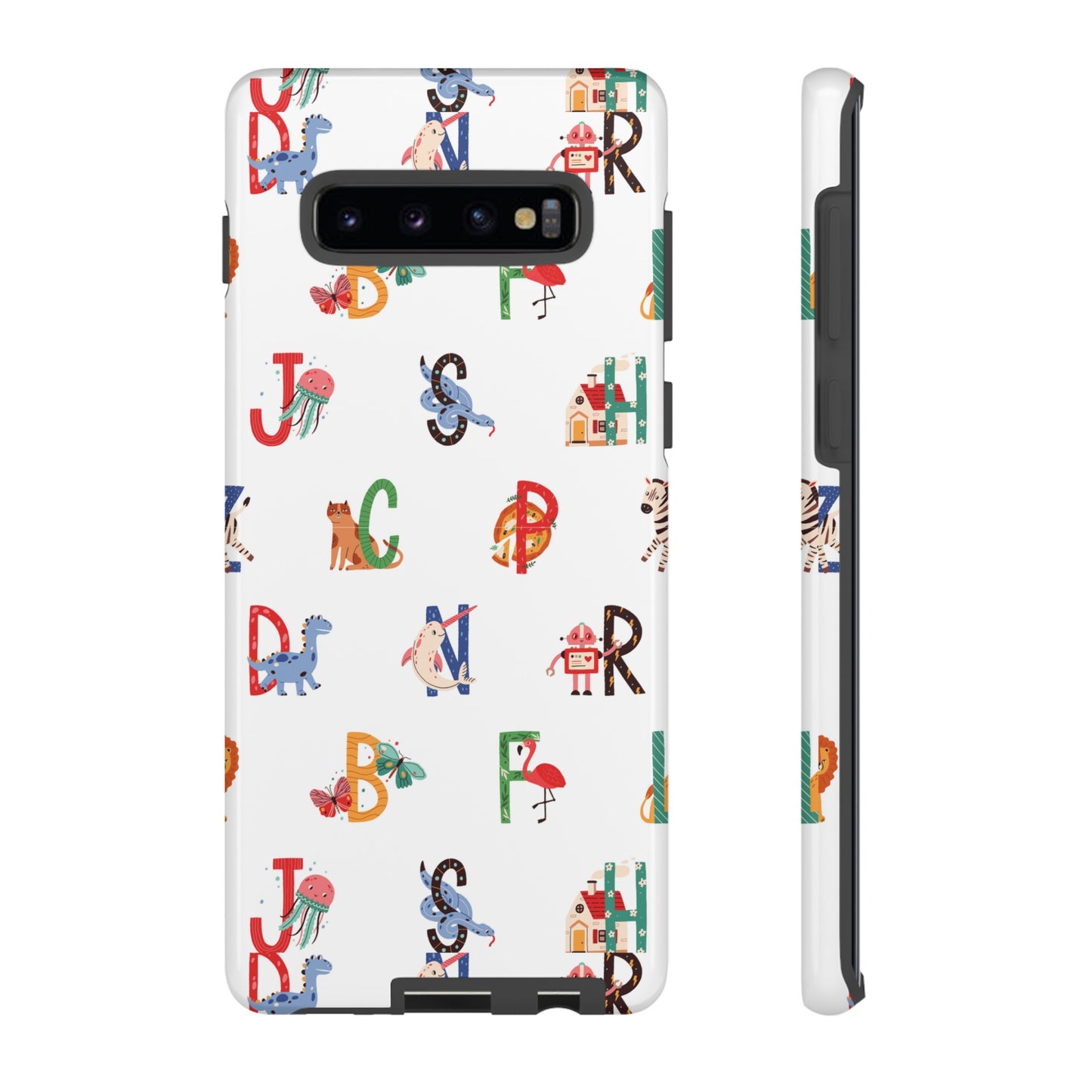 Alphabet Wallpaper Phone Case| iPhone 15 Plus/ Pro, 14, 13, 12| Google Pixel 7, Pro, 5| Samsung Galaxy S23 All Major Phone Models