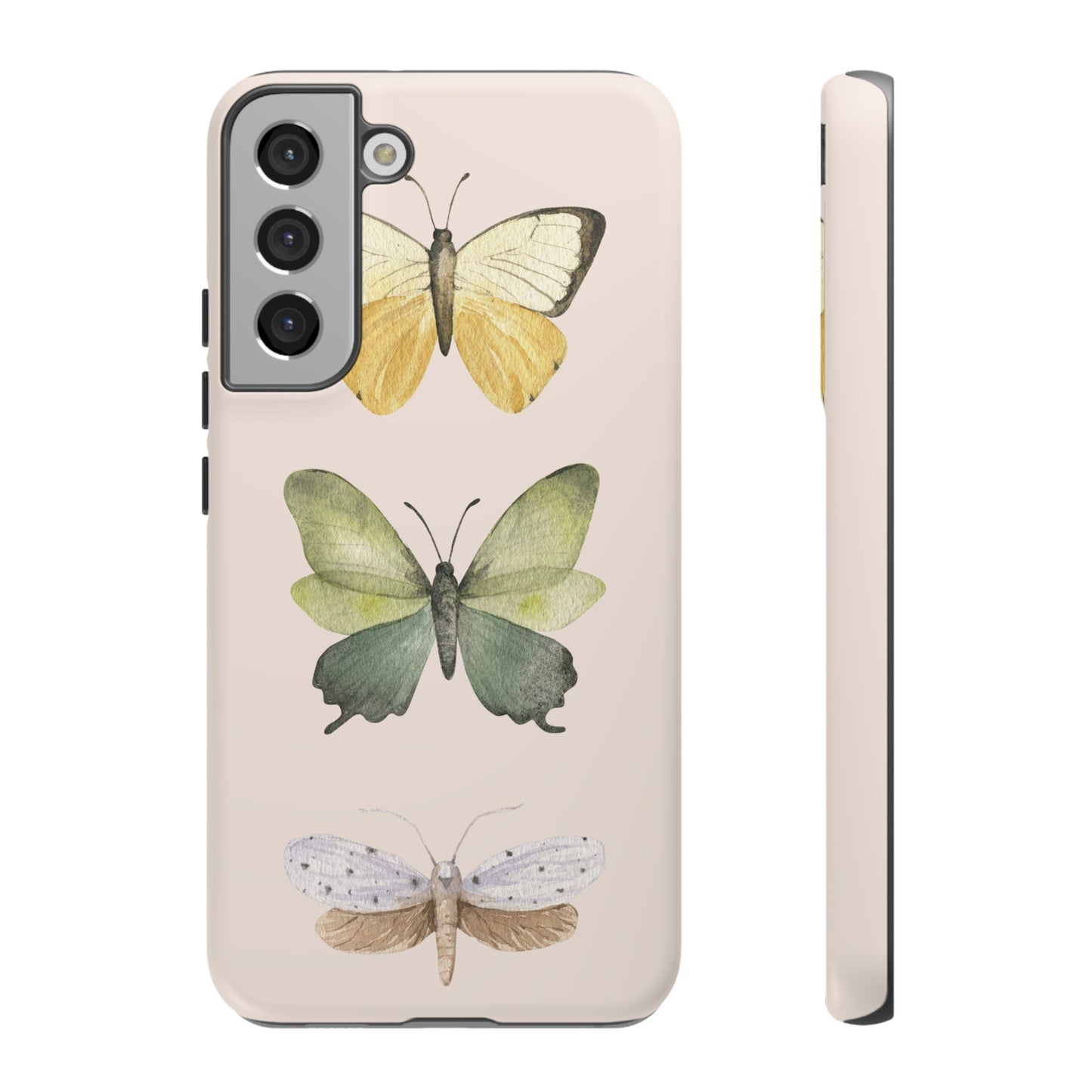 Three Butterflies Wallpaper Phone Case | iPhone 15 Plus/ Pro, 14, 13, 12| Google Pixel 7, Pro, 5| Samsung Galaxy S23 All Major Phone Models