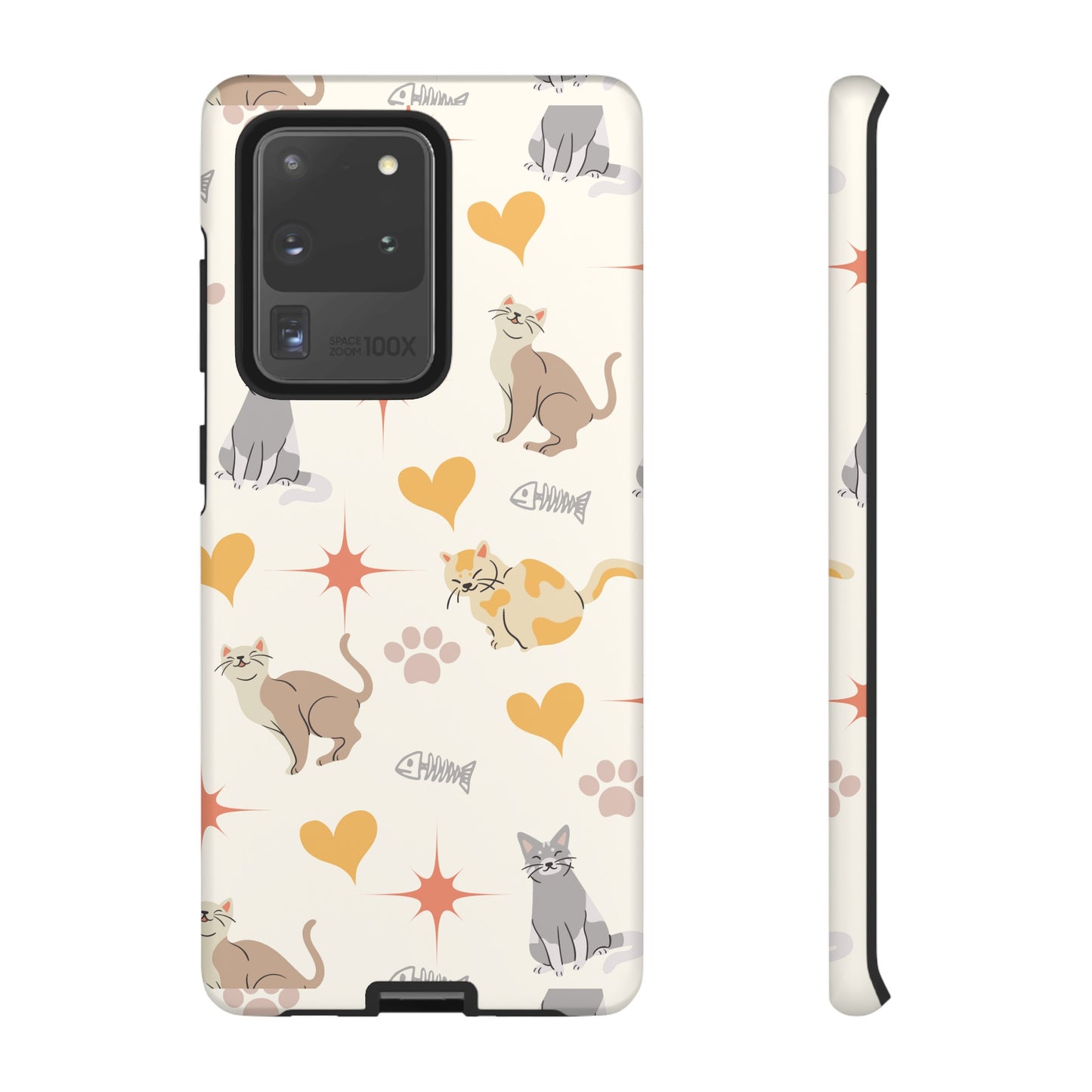 Cute Cat Wallpaper Phone Case | iPhone 15 Plus/ Pro, 14, 13, 12| Google Pixel 7, Pro, 5| Samsung Galaxy S23 All Major Phone Models