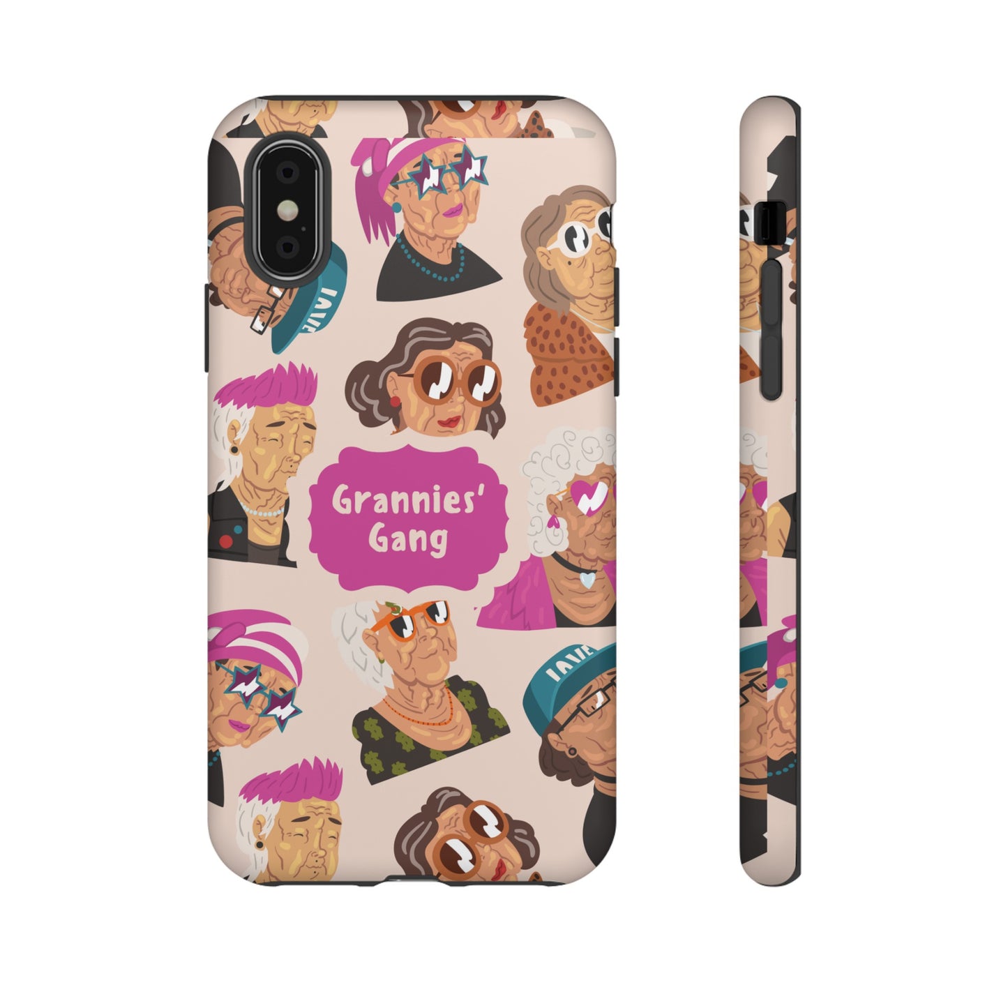 Grannies' Gang Wallpaper Phone Case | iPhone 15 Plus/ Pro, 14, 13, 12| Google Pixel 7, Pro, 5| Samsung Galaxy S23 All Major Phone Models