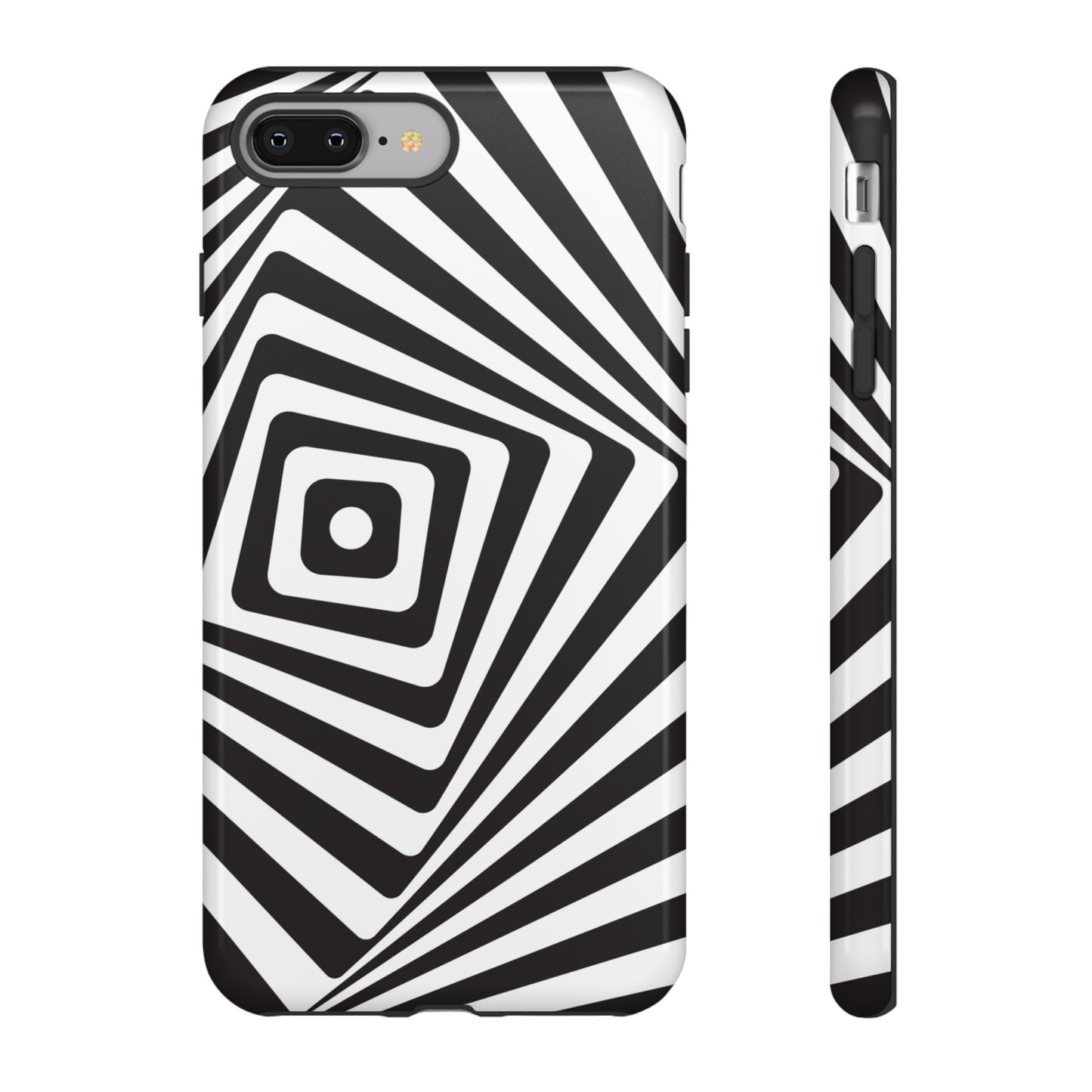 Black & White Spiral Wallpaper Phone Case | iPhone 15 Plus/ Pro, 14, 13, 12| Google Pixel 7, Pro, 5| Samsung Galaxy S23 All Major Phone Models