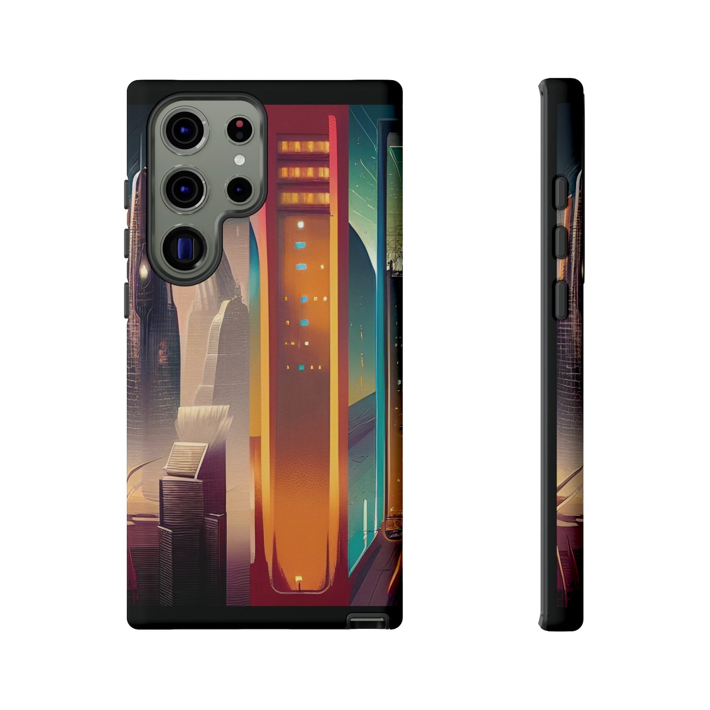 Sci-Fi  Buildings Wallpaper Phone Case | iPhone 15 Plus/ Pro, 14, 13, 12| Google Pixel 7, Pro, 5| Samsung Galaxy S23 All Major Phone Models