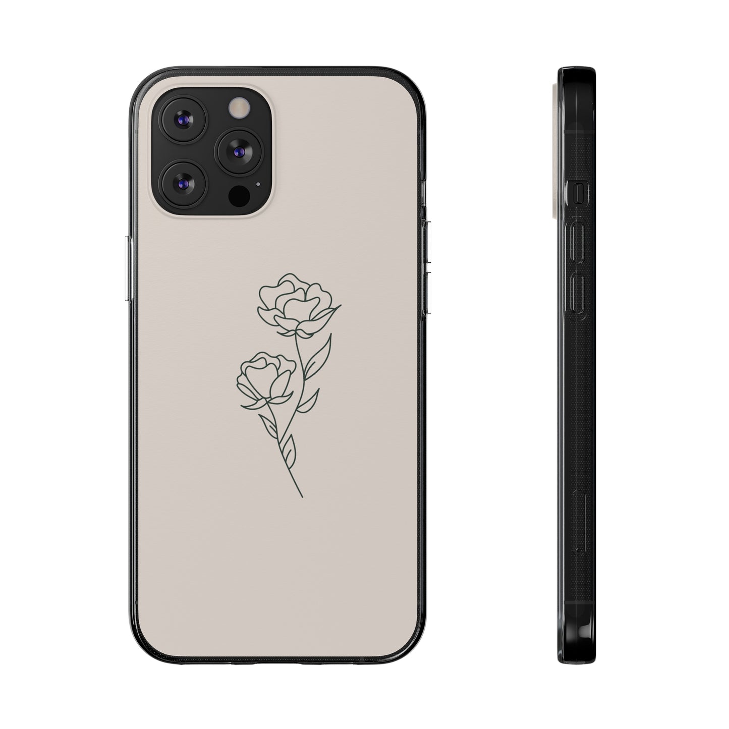 Simple Rose Phone Case | iPhone 15 Plus/ Pro, 14, 13, 12| Google Pixel 7, Pro, 5| Samsung Galaxy S23 All Major Phone Models