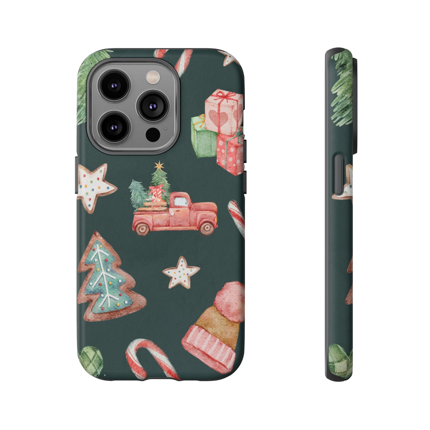 Festive Christmas Wallpaper Phone Case | iPhone 15 Plus/ Pro, 14, 13, 12| Google Pixel 7, Pro, 5| Samsung Galaxy S23 All Major Phone Models