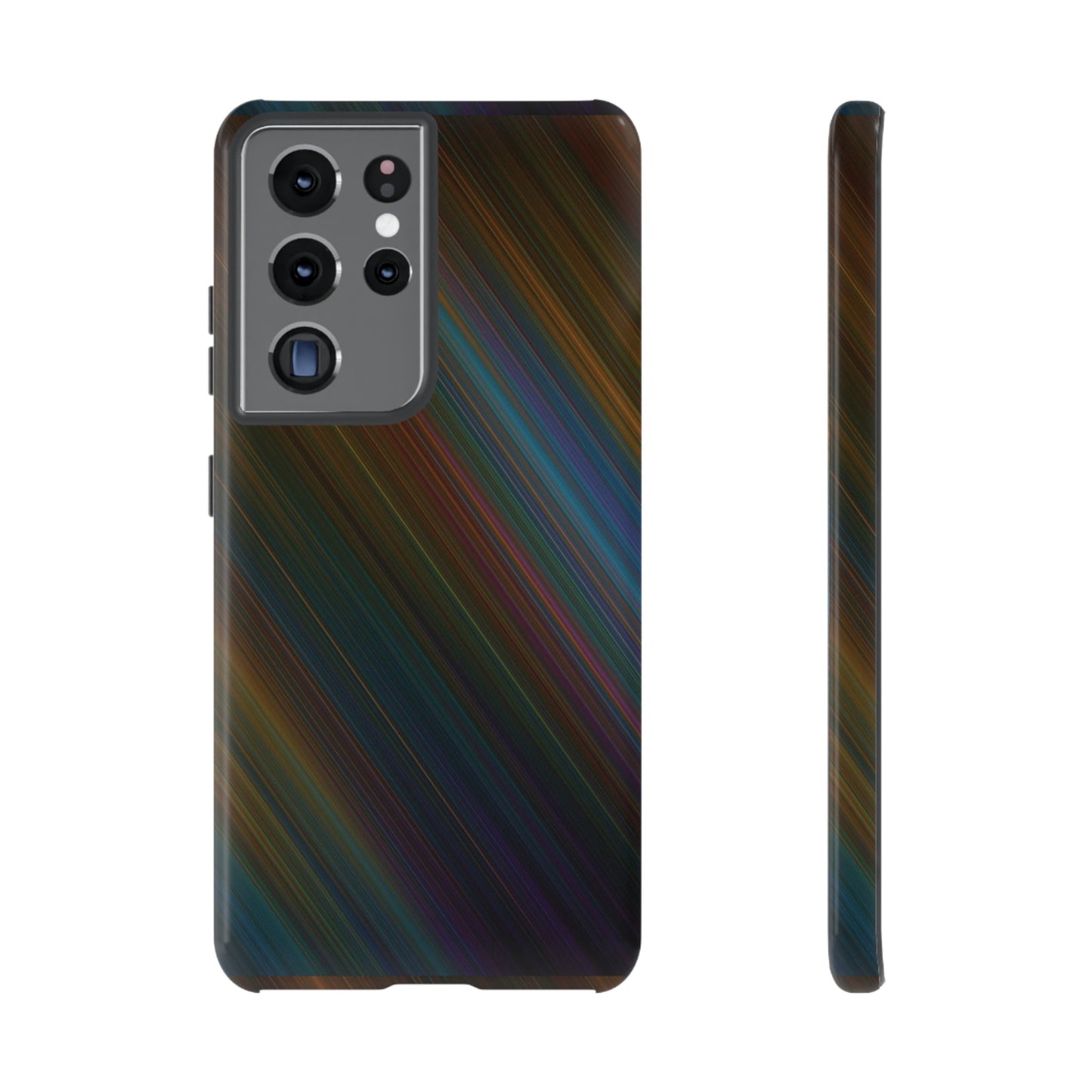 Slanted Rainbow Wallpaper Phone Case | iPhone 15 Plus/ Pro, 14, 13, 12| Google Pixel 7, Pro, 5| Samsung Galaxy S23 All Major Phone Models