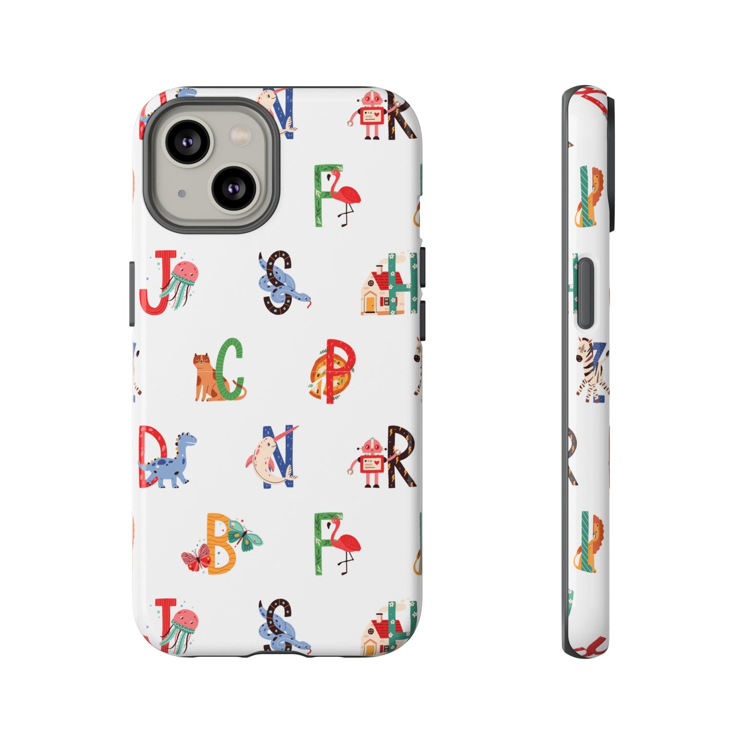 Alphabet Wallpaper Phone Case| iPhone 15 Plus/ Pro, 14, 13, 12| Google Pixel 7, Pro, 5| Samsung Galaxy S23 All Major Phone Models