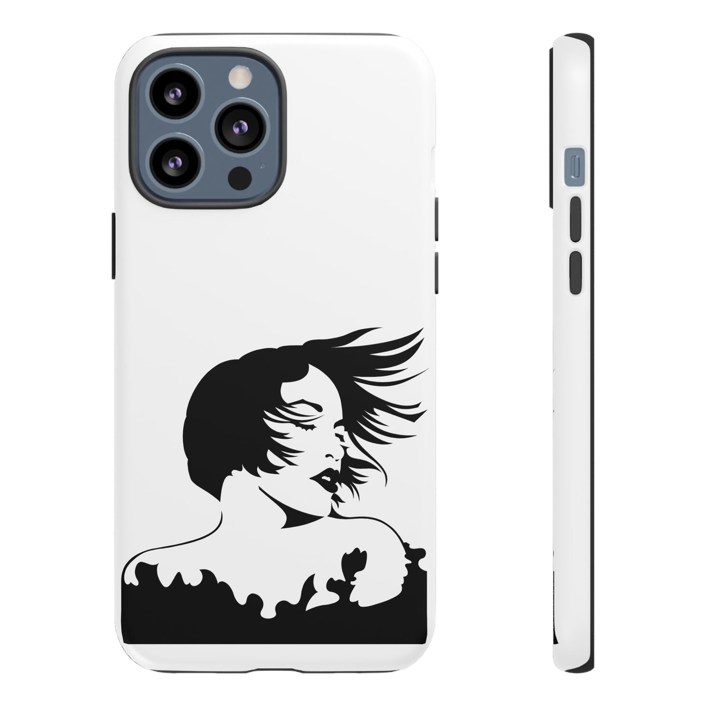 Woman In The Wind Phone Case | iPhone 15 Plus/ Pro, 14, 13, 12| Google Pixel 7, Pro, 5| Samsung Galaxy S23 All Major Phone Models